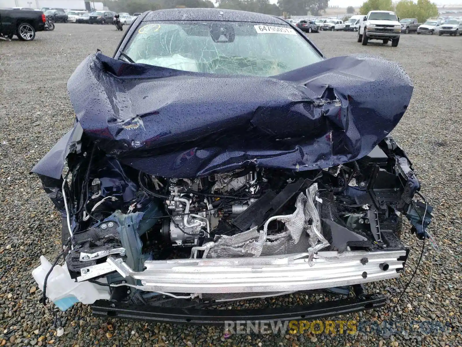 9 Photograph of a damaged car JTDEPRAE8LJ109210 TOYOTA COROLLA 2020