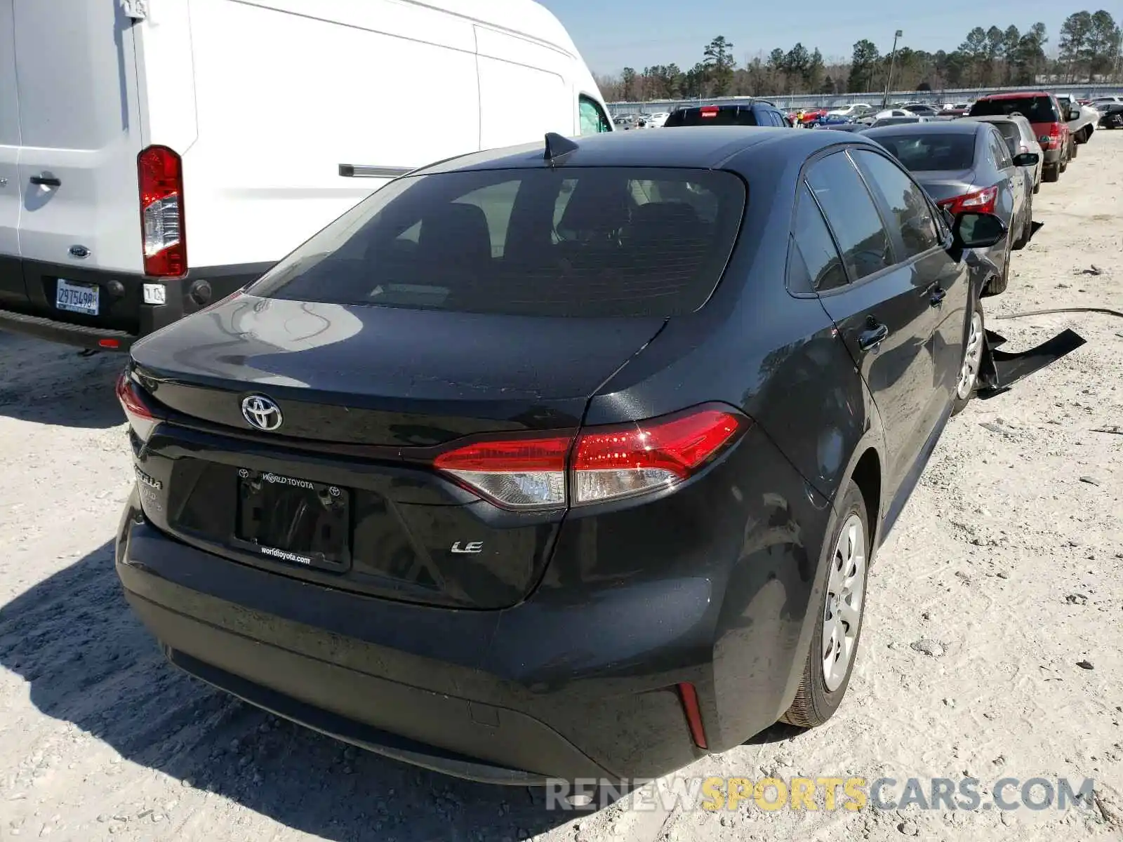 4 Photograph of a damaged car JTDEPRAE8LJ109420 TOYOTA COROLLA 2020