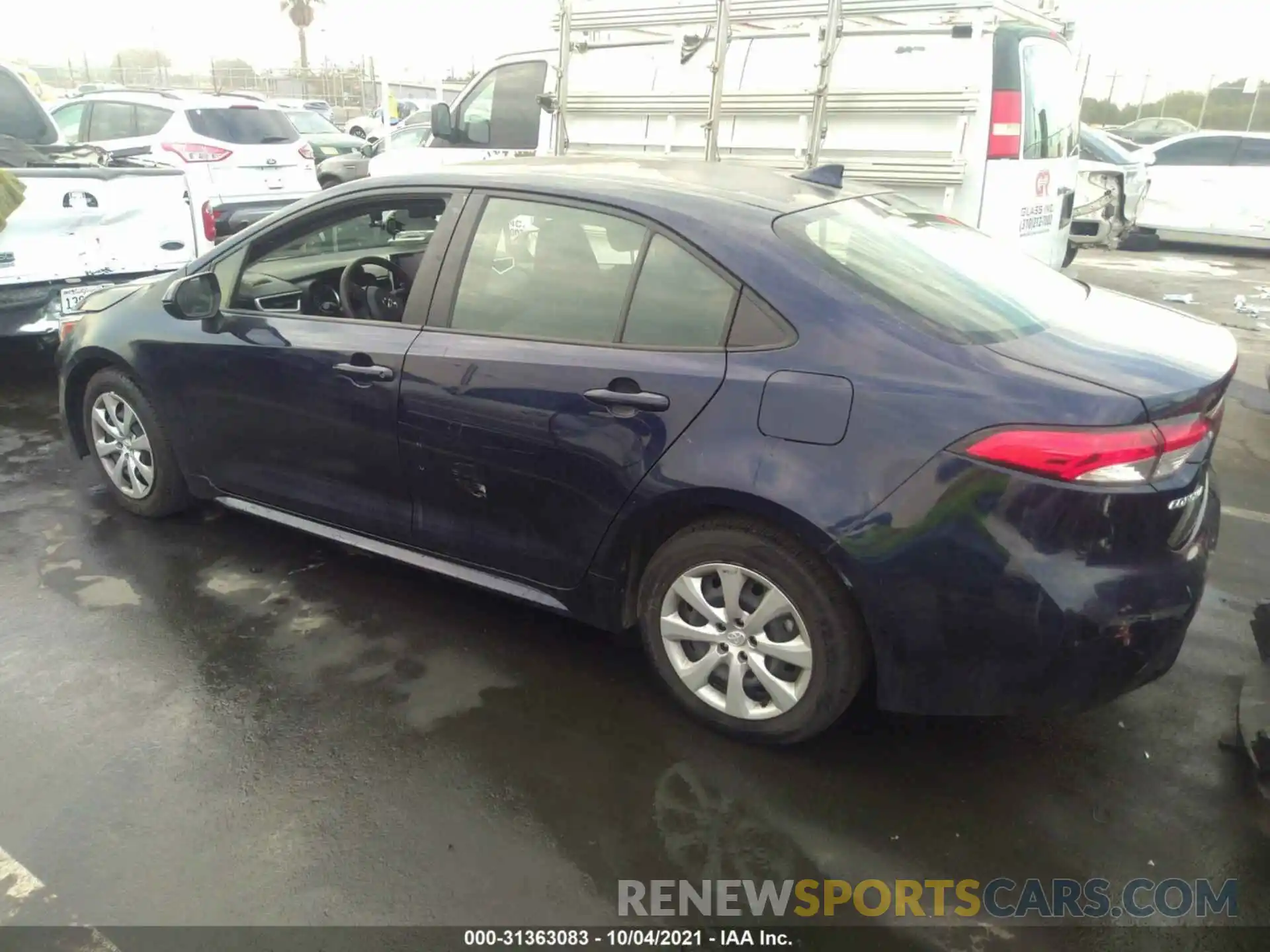 3 Photograph of a damaged car JTDEPRAE8LJ109479 TOYOTA COROLLA 2020