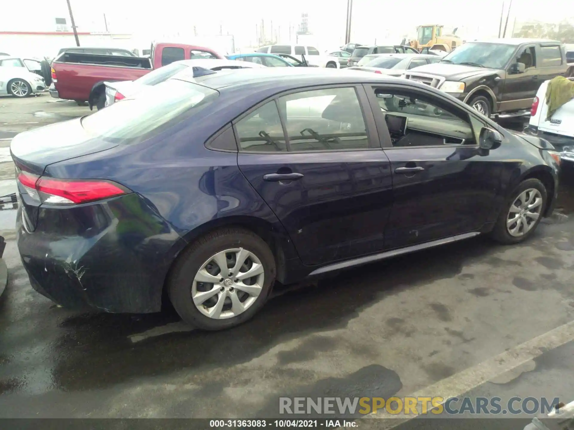 4 Photograph of a damaged car JTDEPRAE8LJ109479 TOYOTA COROLLA 2020