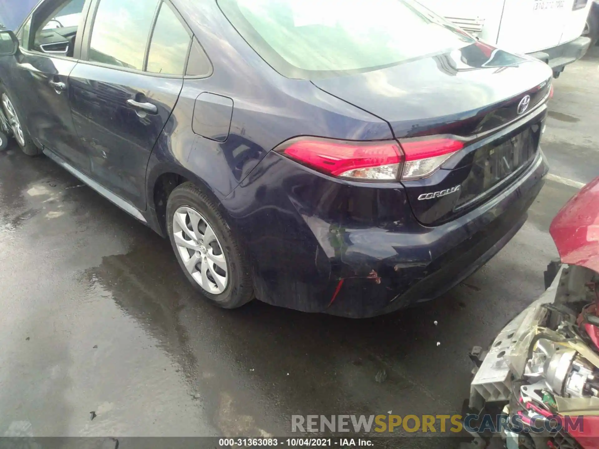 6 Photograph of a damaged car JTDEPRAE8LJ109479 TOYOTA COROLLA 2020