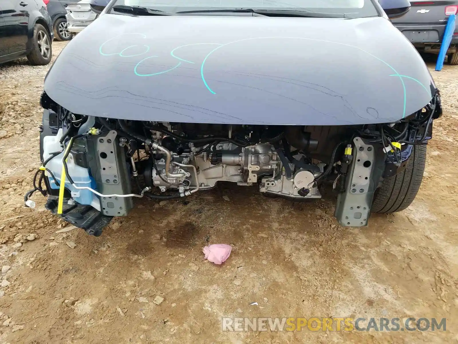 9 Photograph of a damaged car JTDEPRAE8LJ112348 TOYOTA COROLLA 2020