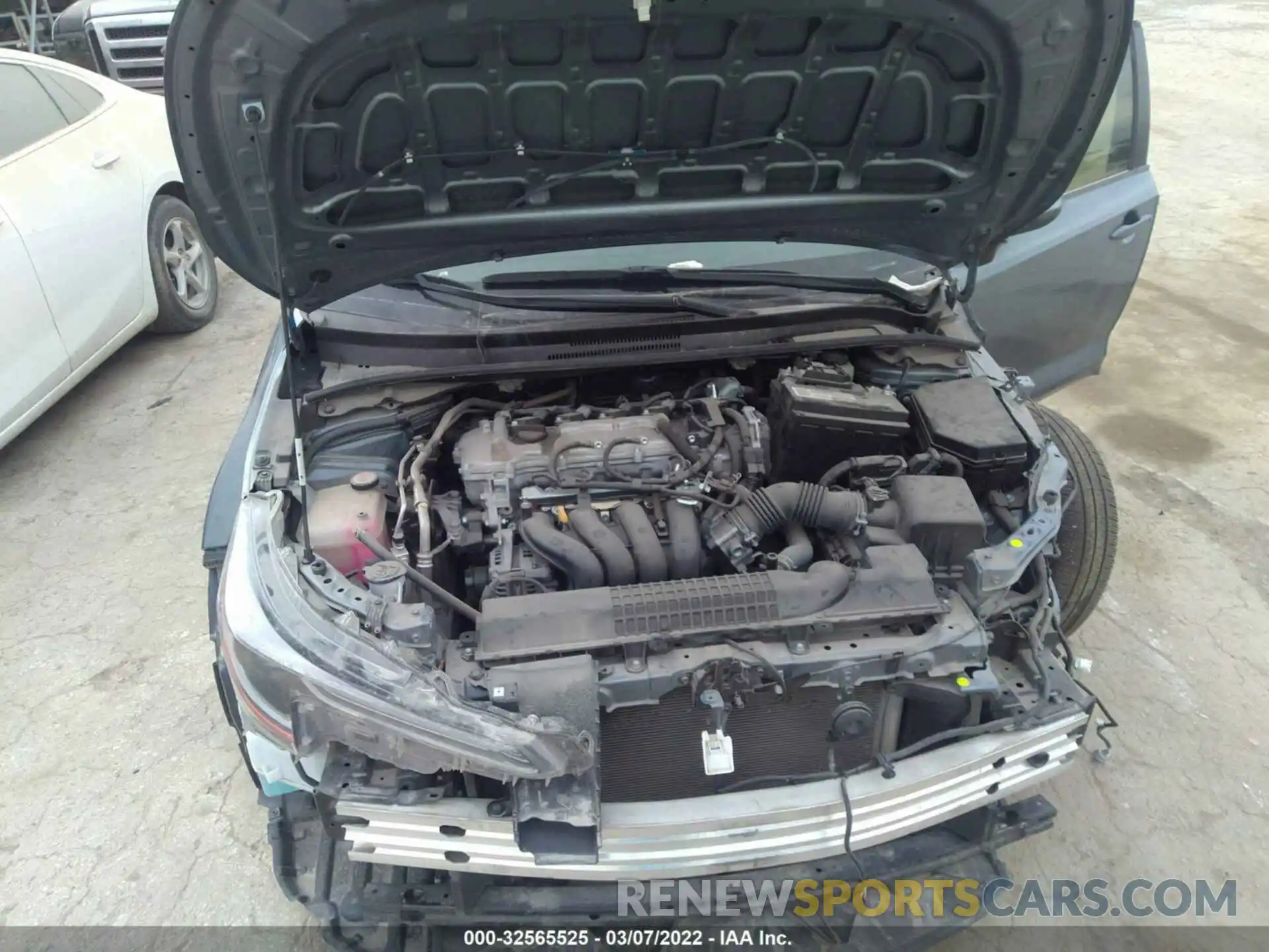 10 Photograph of a damaged car JTDEPRAE8LJ112916 TOYOTA COROLLA 2020