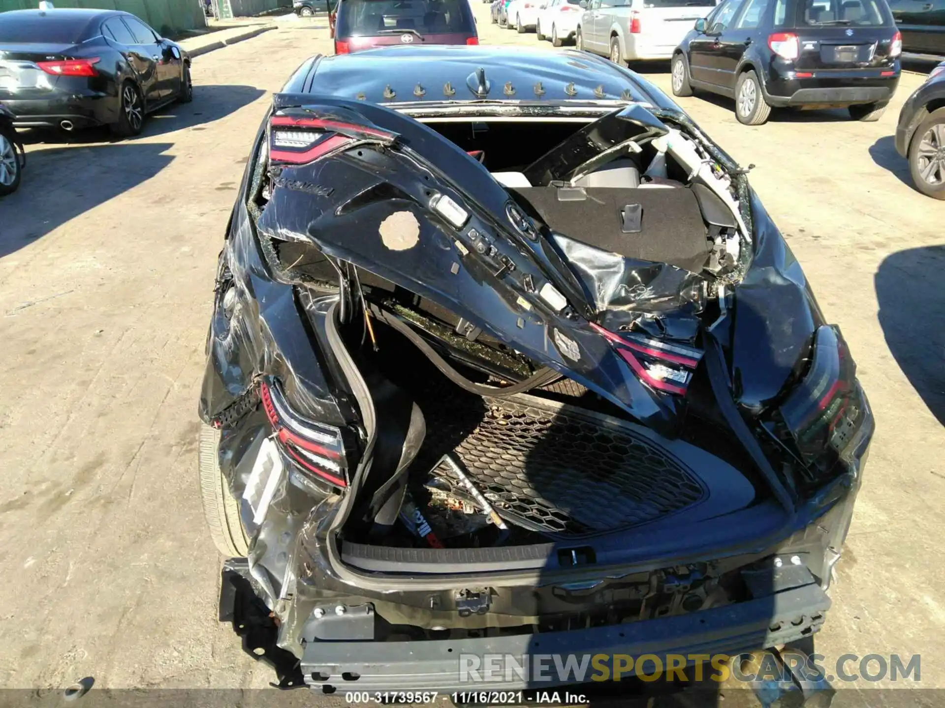 12 Photograph of a damaged car JTDEPRAE8LJ113211 TOYOTA COROLLA 2020