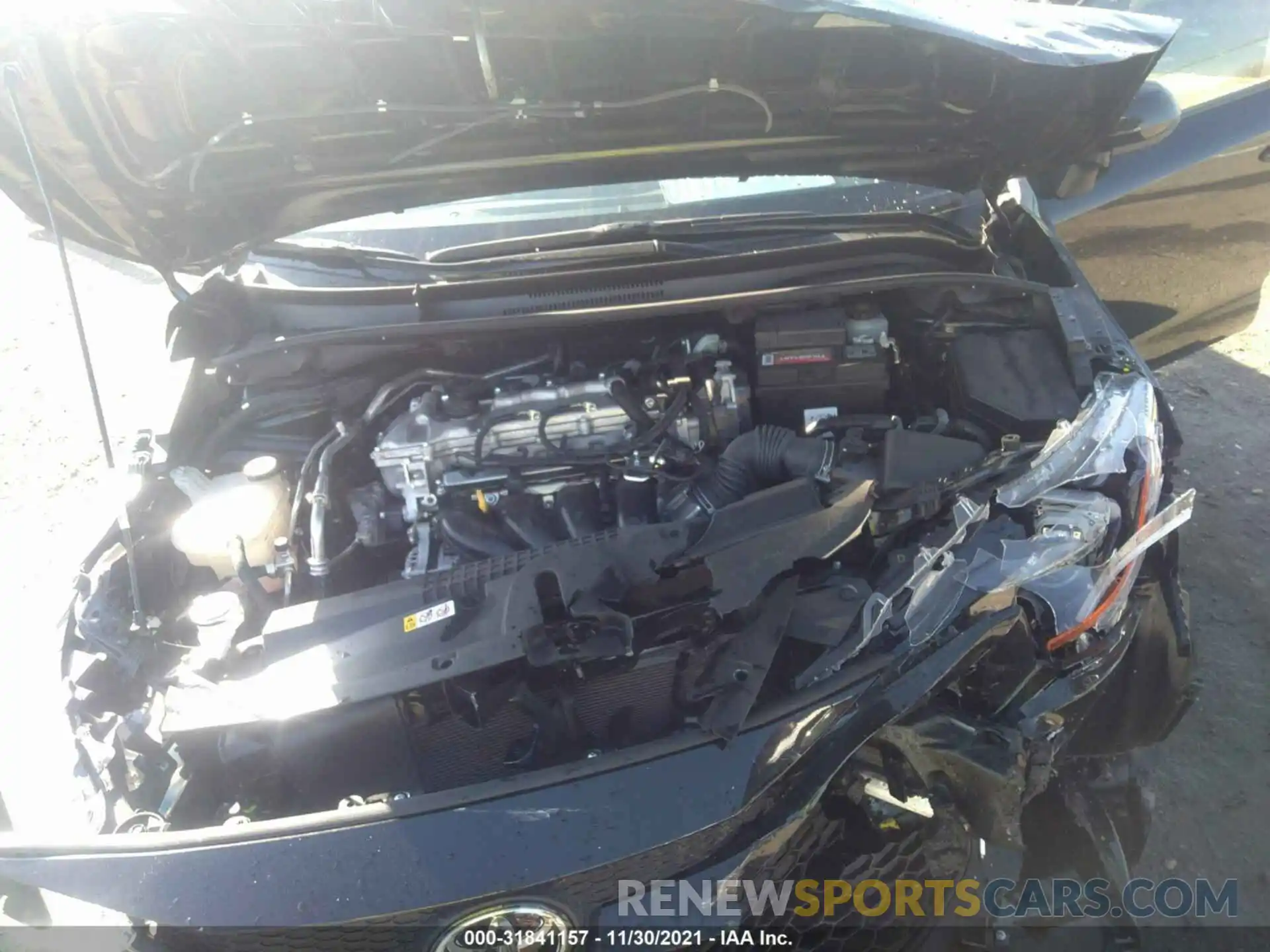 10 Photograph of a damaged car JTDEPRAE8LJ114018 TOYOTA COROLLA 2020