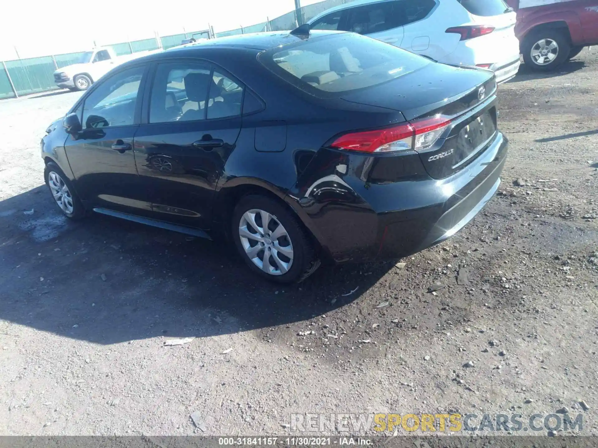 3 Photograph of a damaged car JTDEPRAE8LJ114018 TOYOTA COROLLA 2020