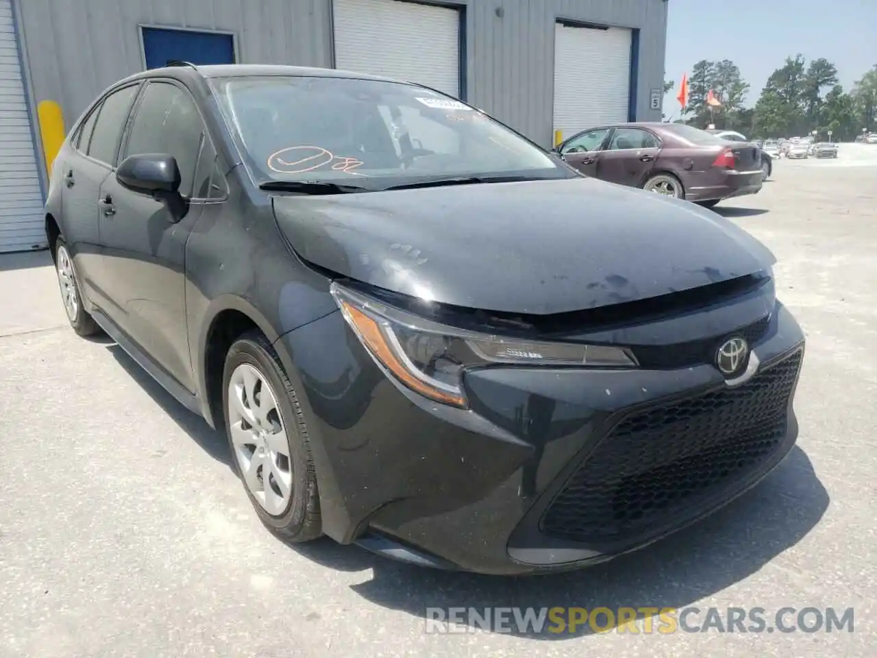 1 Photograph of a damaged car JTDEPRAE8LJ117159 TOYOTA COROLLA 2020