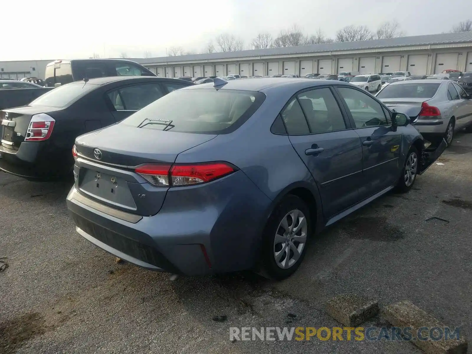 4 Photograph of a damaged car JTDEPRAE9LJ000643 TOYOTA COROLLA 2020