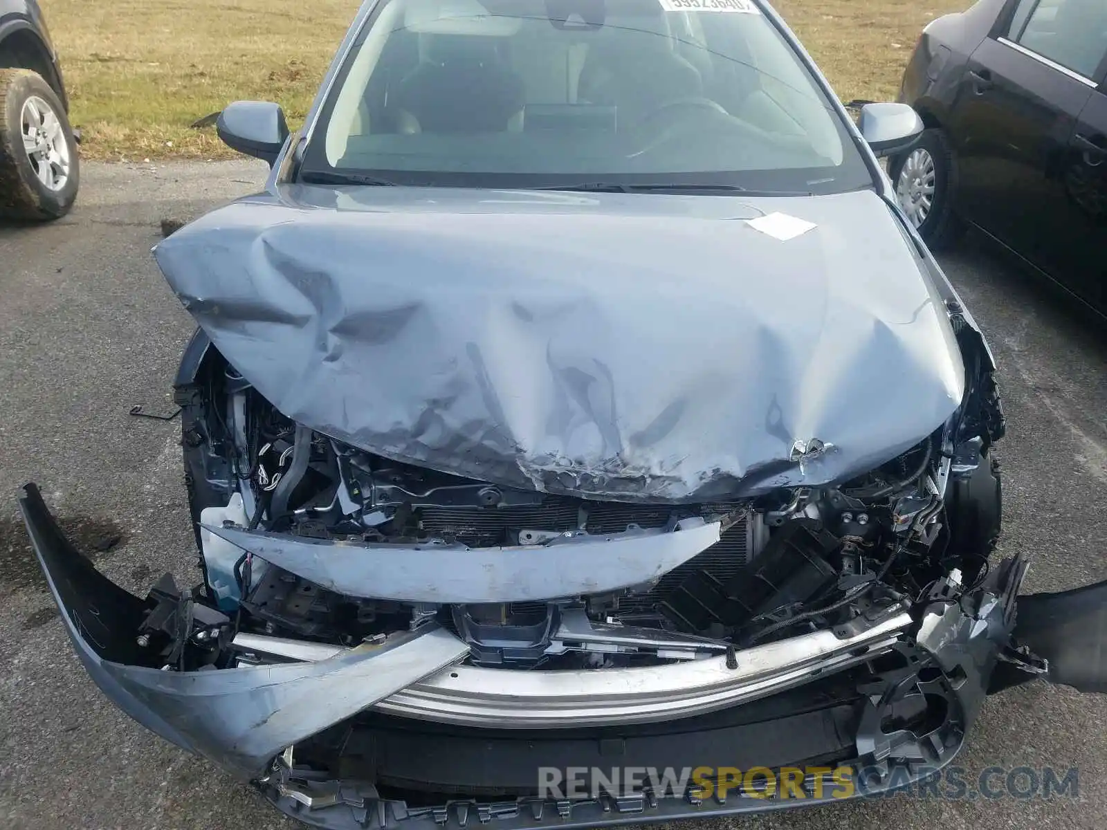 7 Photograph of a damaged car JTDEPRAE9LJ000643 TOYOTA COROLLA 2020