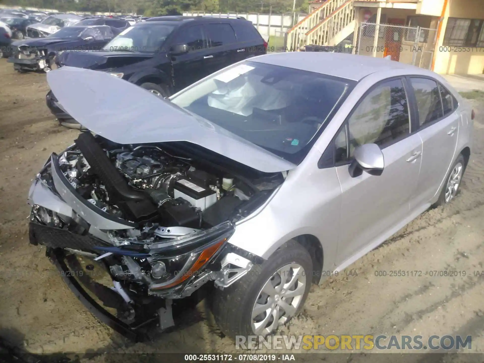 2 Photograph of a damaged car JTDEPRAE9LJ001100 TOYOTA COROLLA 2020