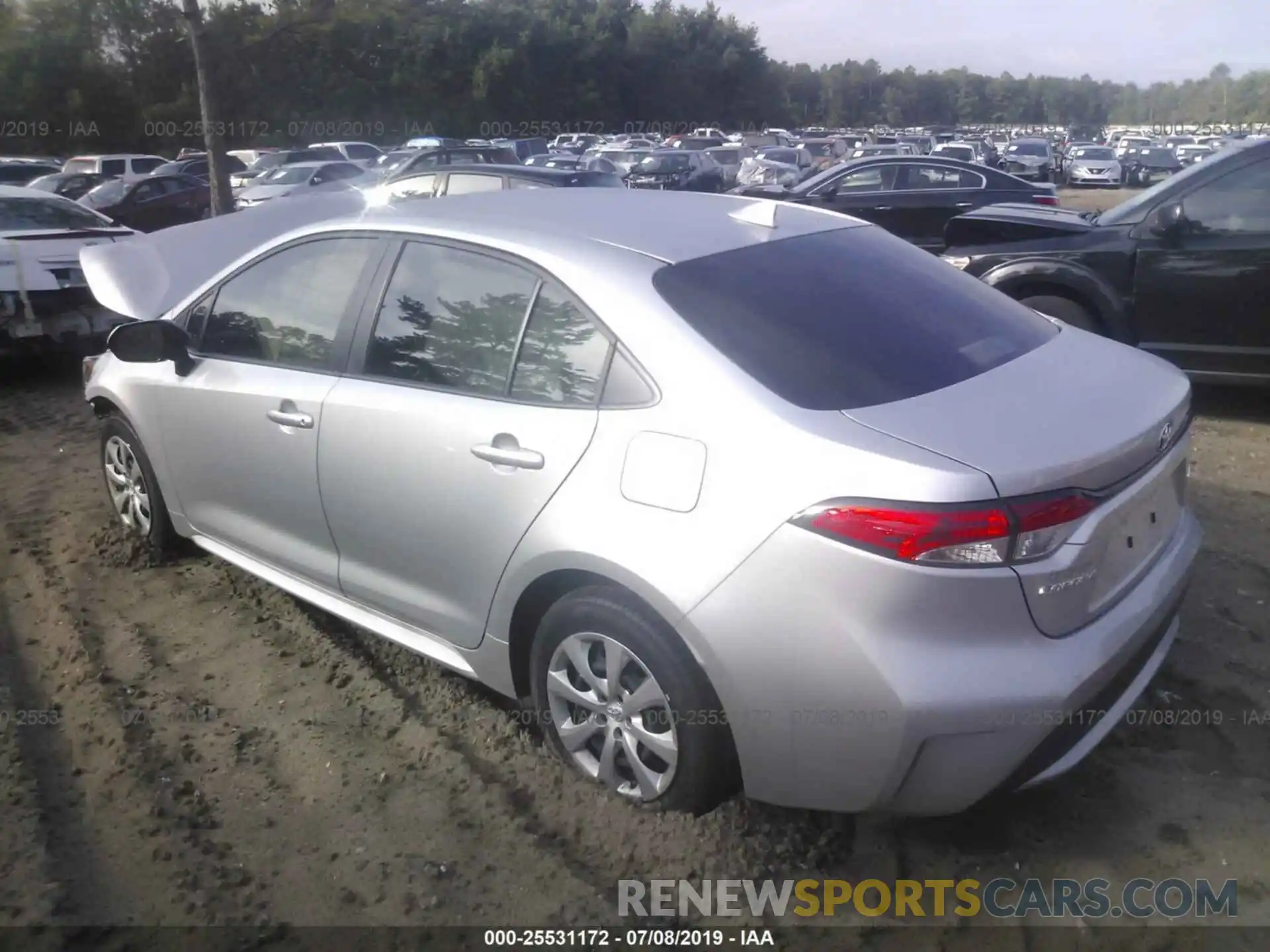 3 Photograph of a damaged car JTDEPRAE9LJ001100 TOYOTA COROLLA 2020