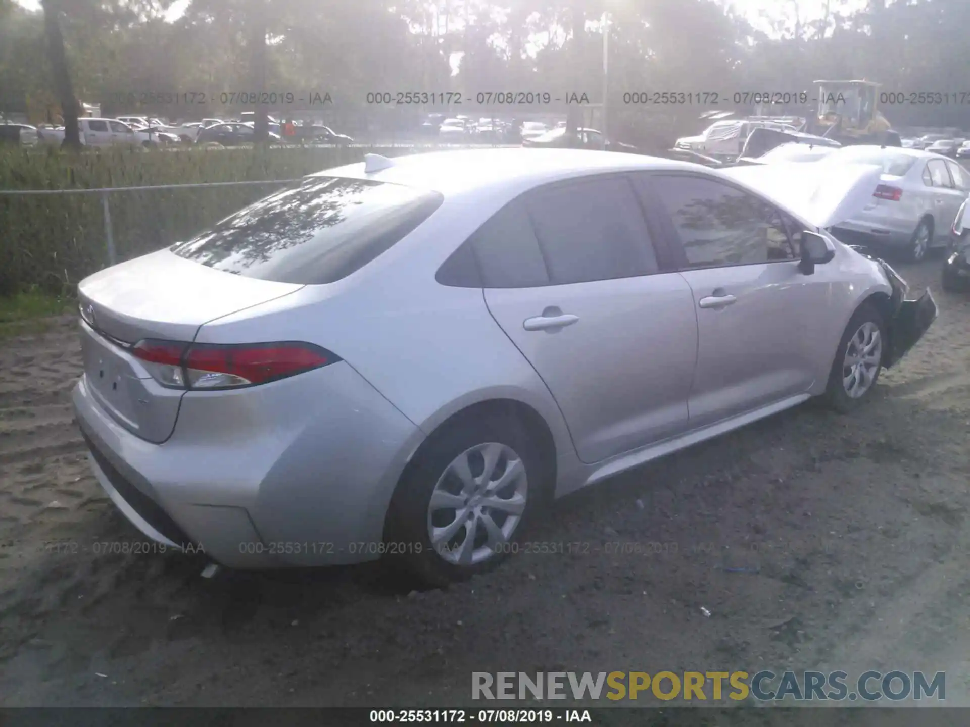 4 Photograph of a damaged car JTDEPRAE9LJ001100 TOYOTA COROLLA 2020