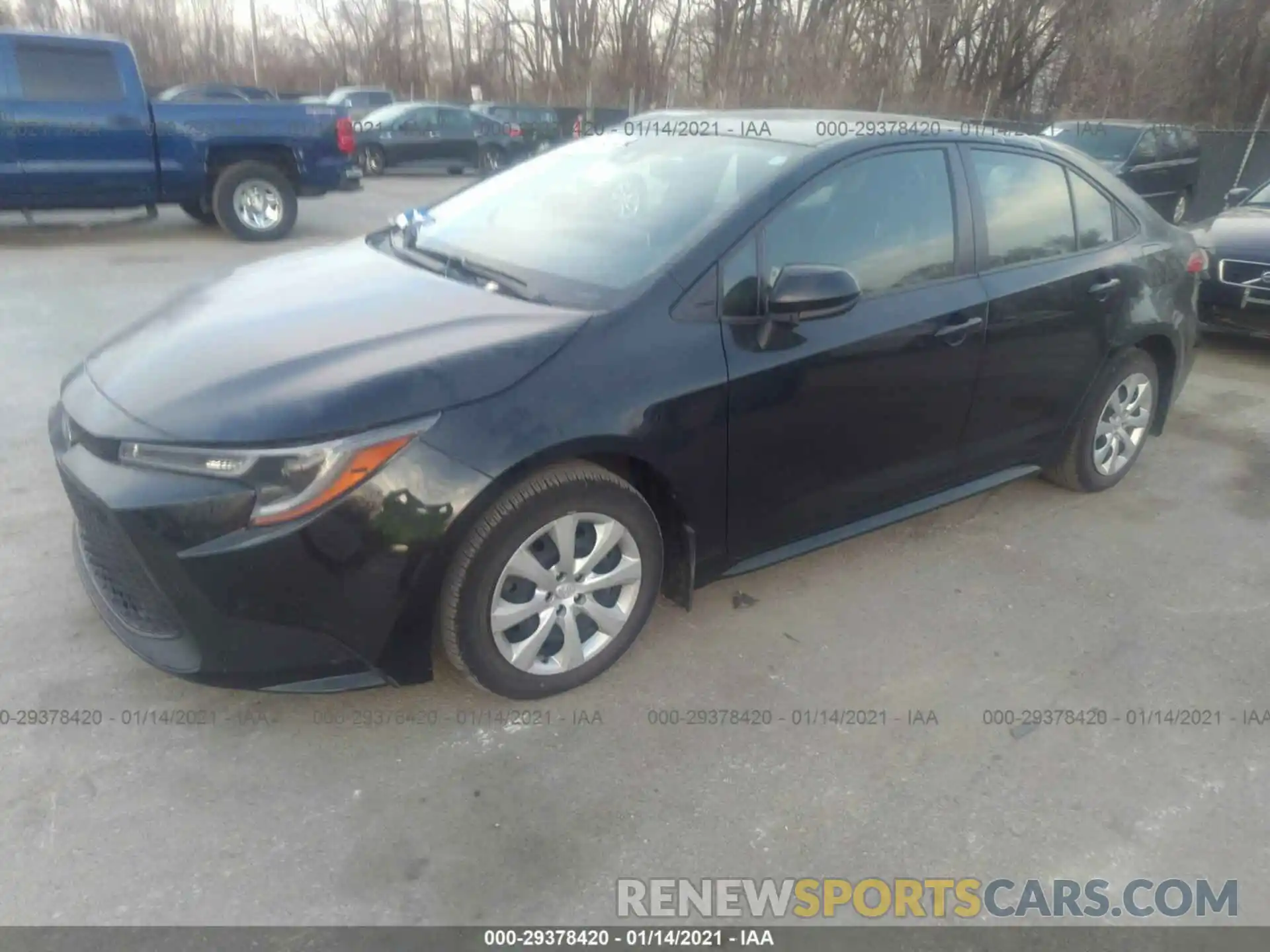 2 Photograph of a damaged car JTDEPRAE9LJ001825 TOYOTA COROLLA 2020