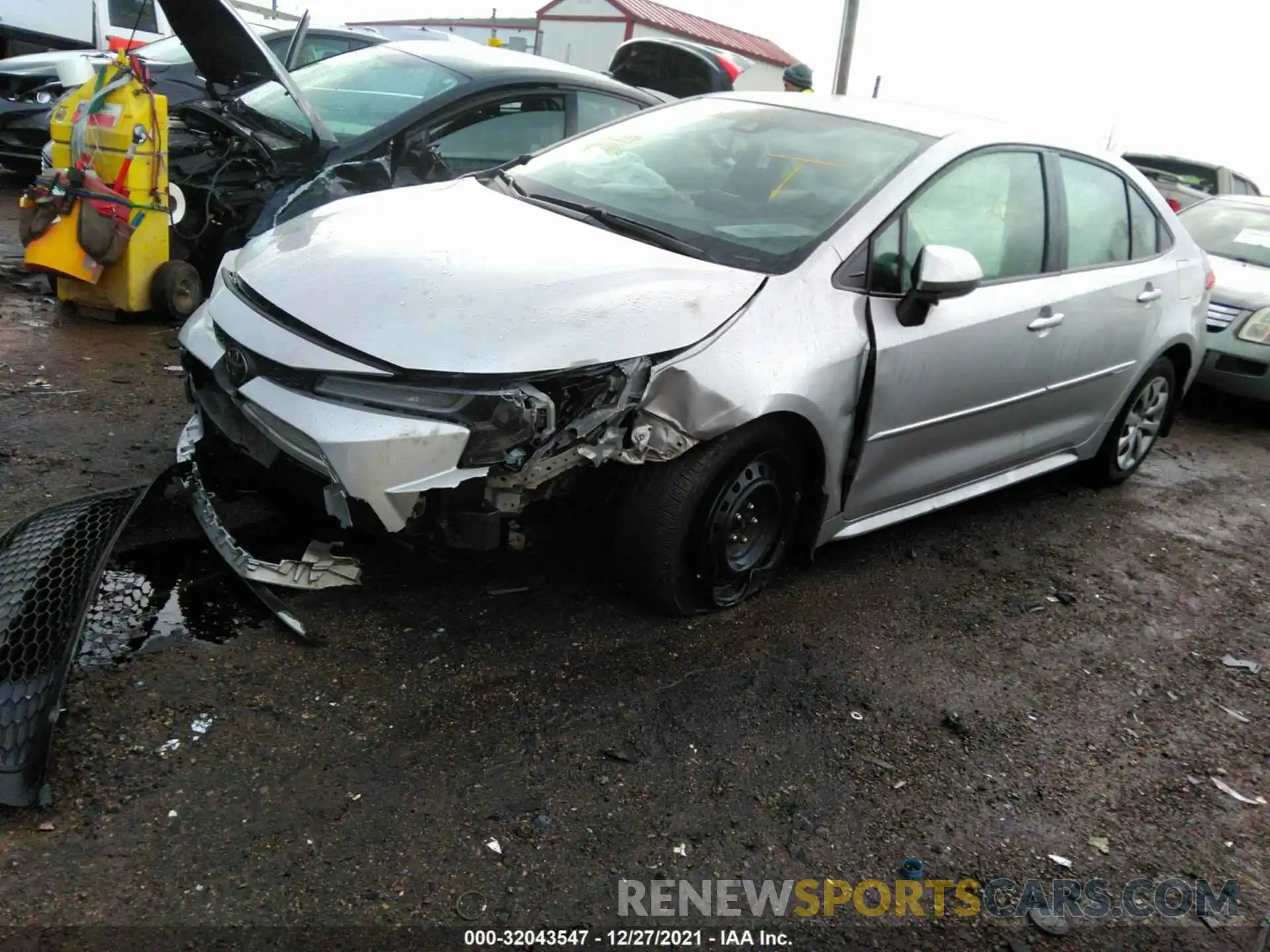 2 Photograph of a damaged car JTDEPRAE9LJ001873 TOYOTA COROLLA 2020