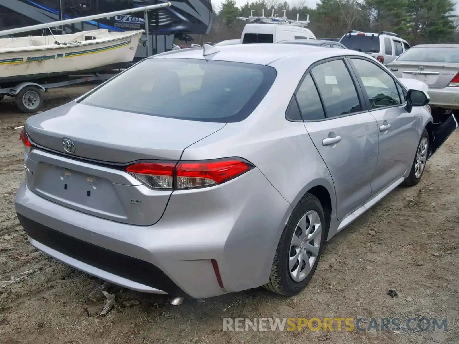 4 Photograph of a damaged car JTDEPRAE9LJ002084 TOYOTA COROLLA 2020