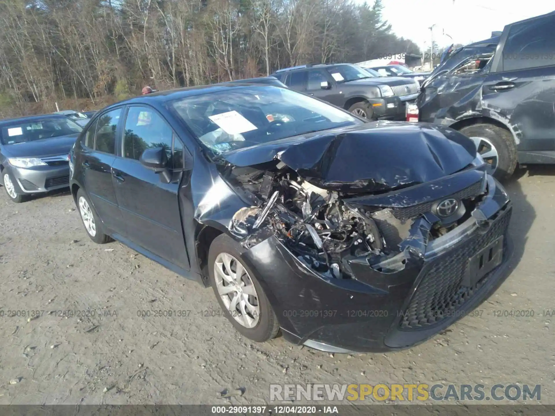 1 Photograph of a damaged car JTDEPRAE9LJ002781 TOYOTA COROLLA 2020