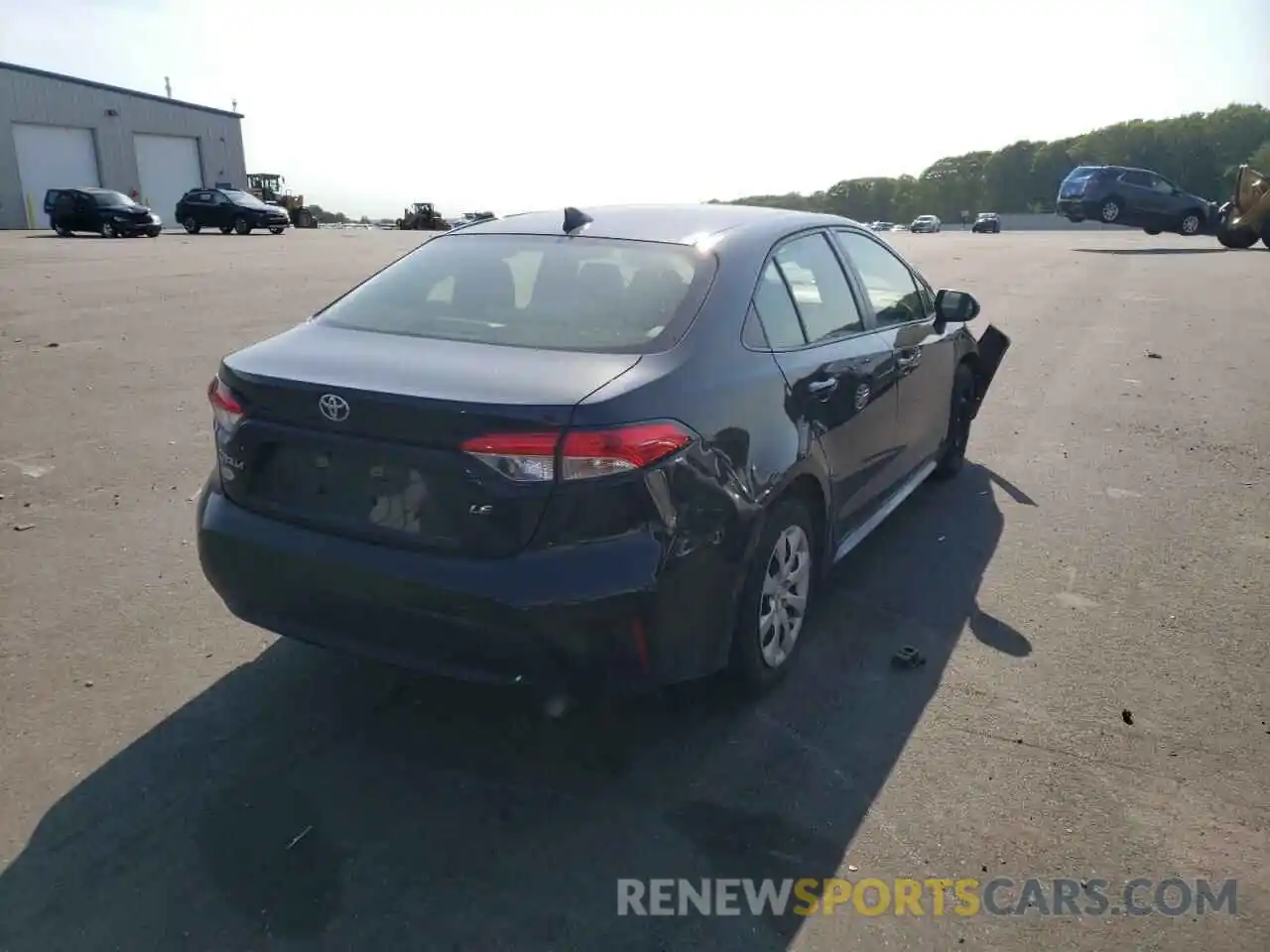 4 Photograph of a damaged car JTDEPRAE9LJ002814 TOYOTA COROLLA 2020