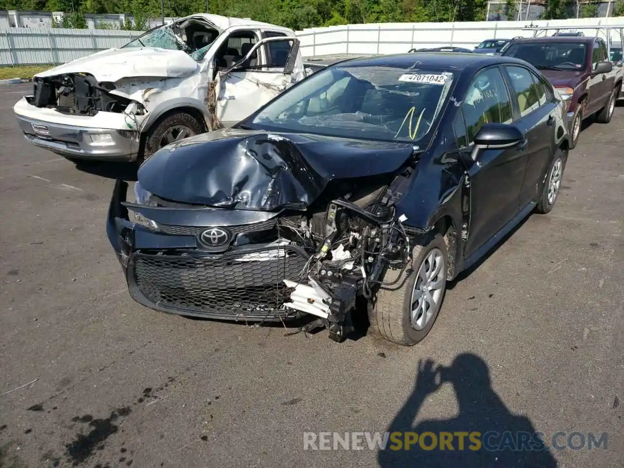 9 Photograph of a damaged car JTDEPRAE9LJ002814 TOYOTA COROLLA 2020