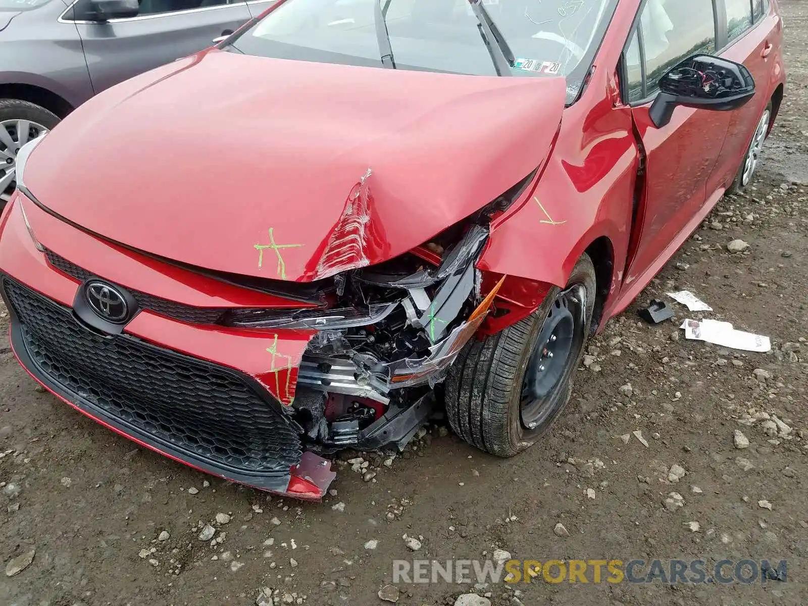 9 Photograph of a damaged car JTDEPRAE9LJ003235 TOYOTA COROLLA 2020