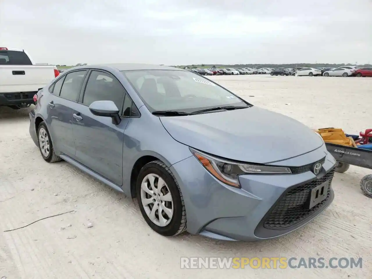 1 Photograph of a damaged car JTDEPRAE9LJ003512 TOYOTA COROLLA 2020