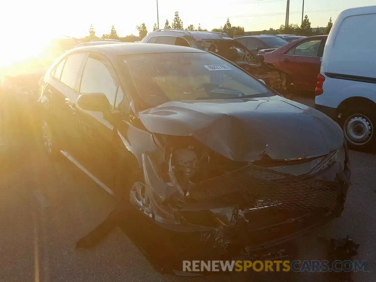 1 Photograph of a damaged car JTDEPRAE9LJ003932 TOYOTA COROLLA 2020