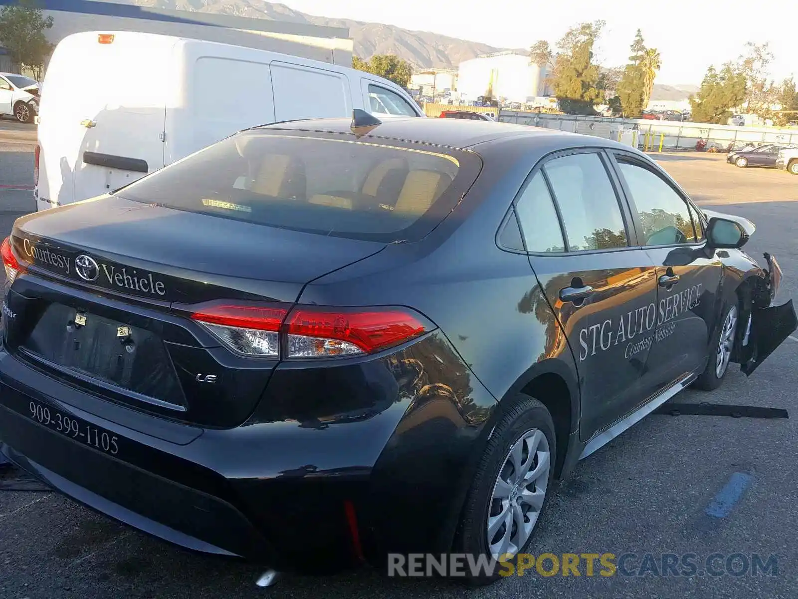 4 Photograph of a damaged car JTDEPRAE9LJ003932 TOYOTA COROLLA 2020