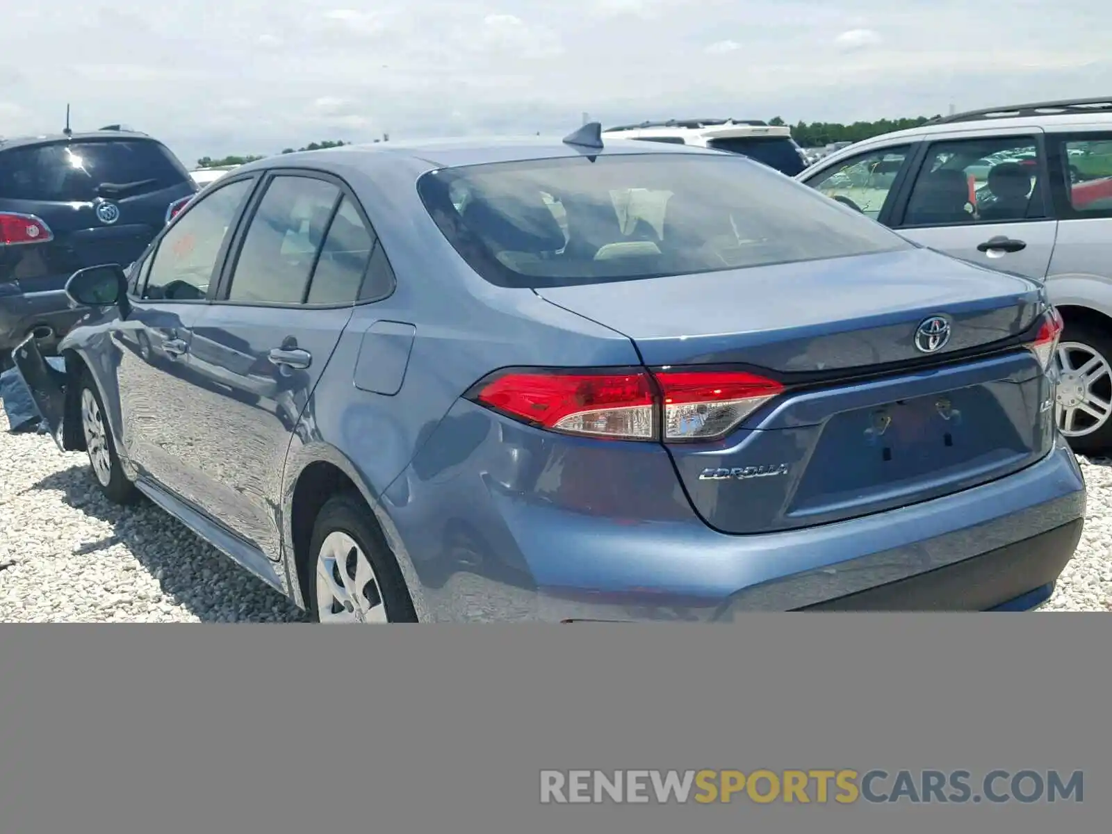 3 Photograph of a damaged car JTDEPRAE9LJ004093 TOYOTA COROLLA 2020