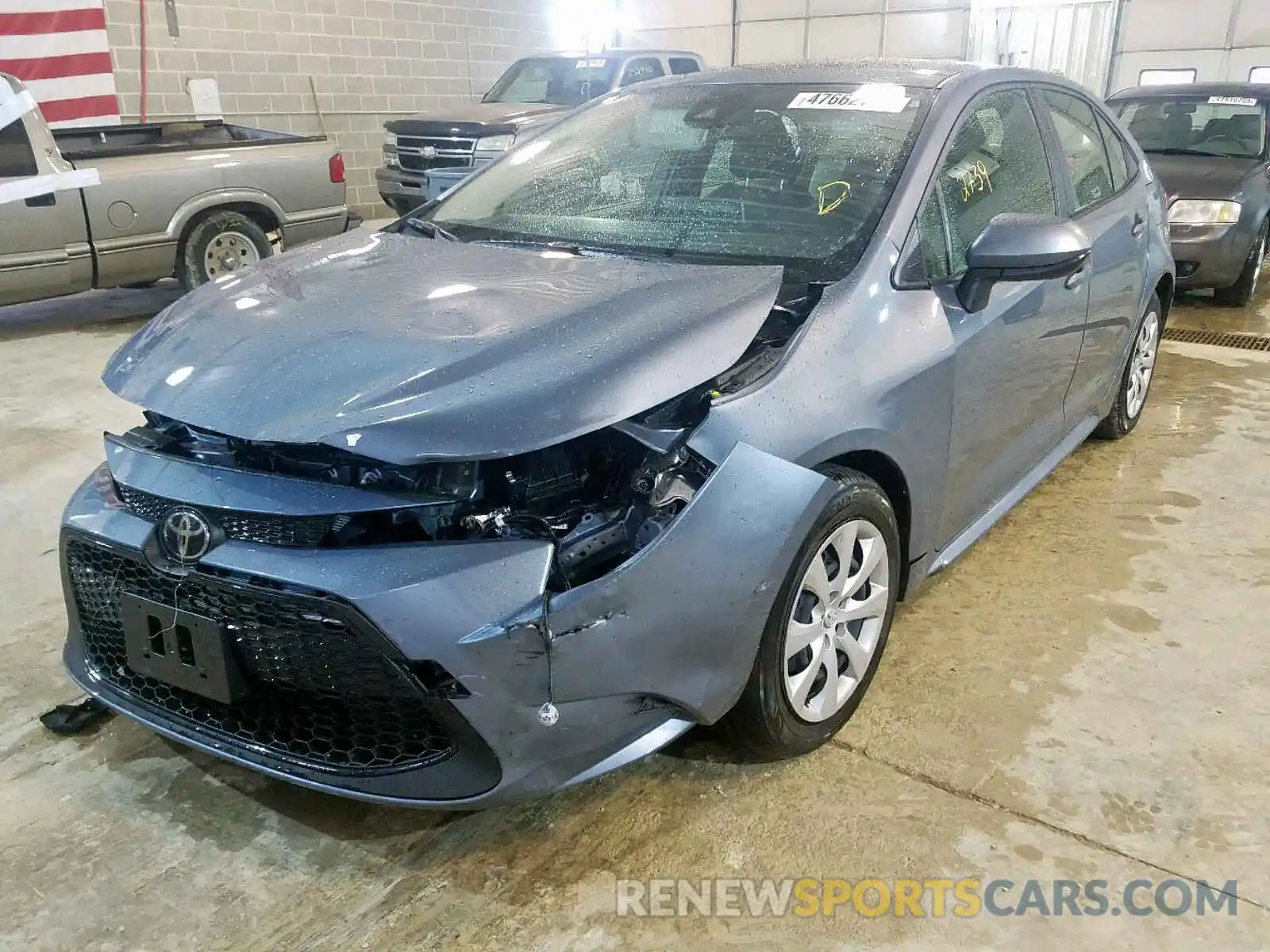 2 Photograph of a damaged car JTDEPRAE9LJ004997 TOYOTA COROLLA 2020