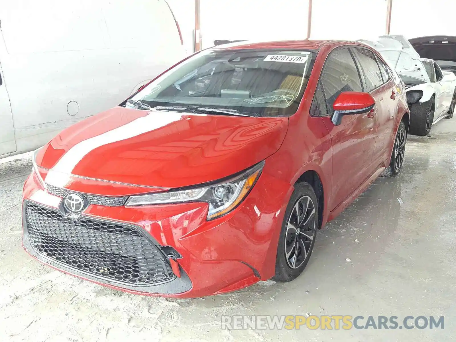 2 Photograph of a damaged car JTDEPRAE9LJ005230 TOYOTA COROLLA 2020