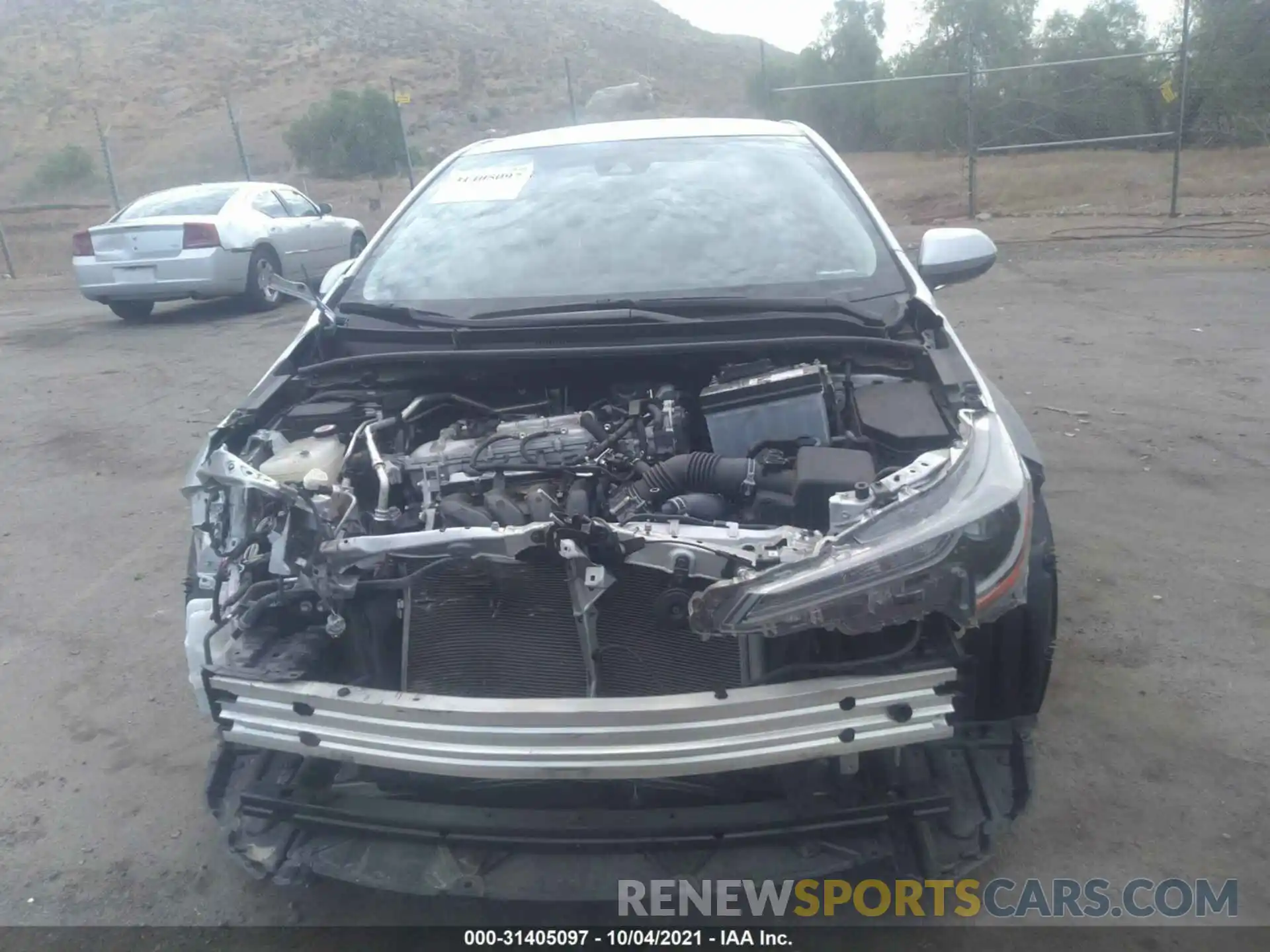 6 Photograph of a damaged car JTDEPRAE9LJ005499 TOYOTA COROLLA 2020