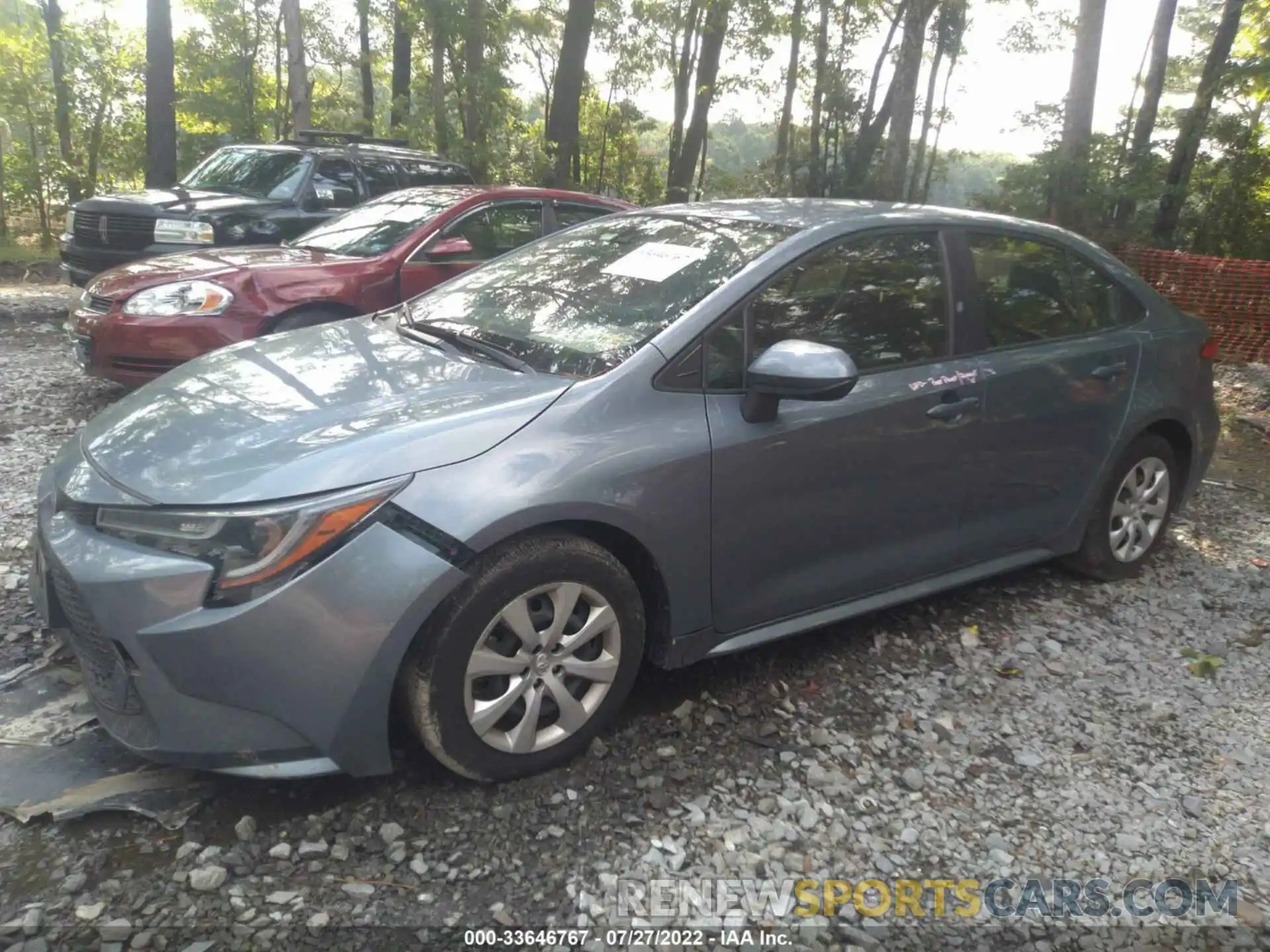 2 Photograph of a damaged car JTDEPRAE9LJ006524 TOYOTA COROLLA 2020