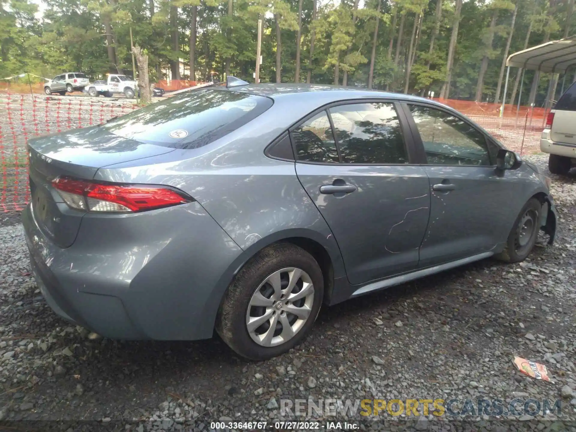 4 Photograph of a damaged car JTDEPRAE9LJ006524 TOYOTA COROLLA 2020