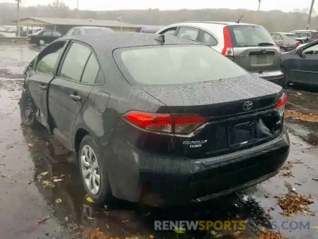 3 Photograph of a damaged car JTDEPRAE9LJ007186 TOYOTA COROLLA 2020