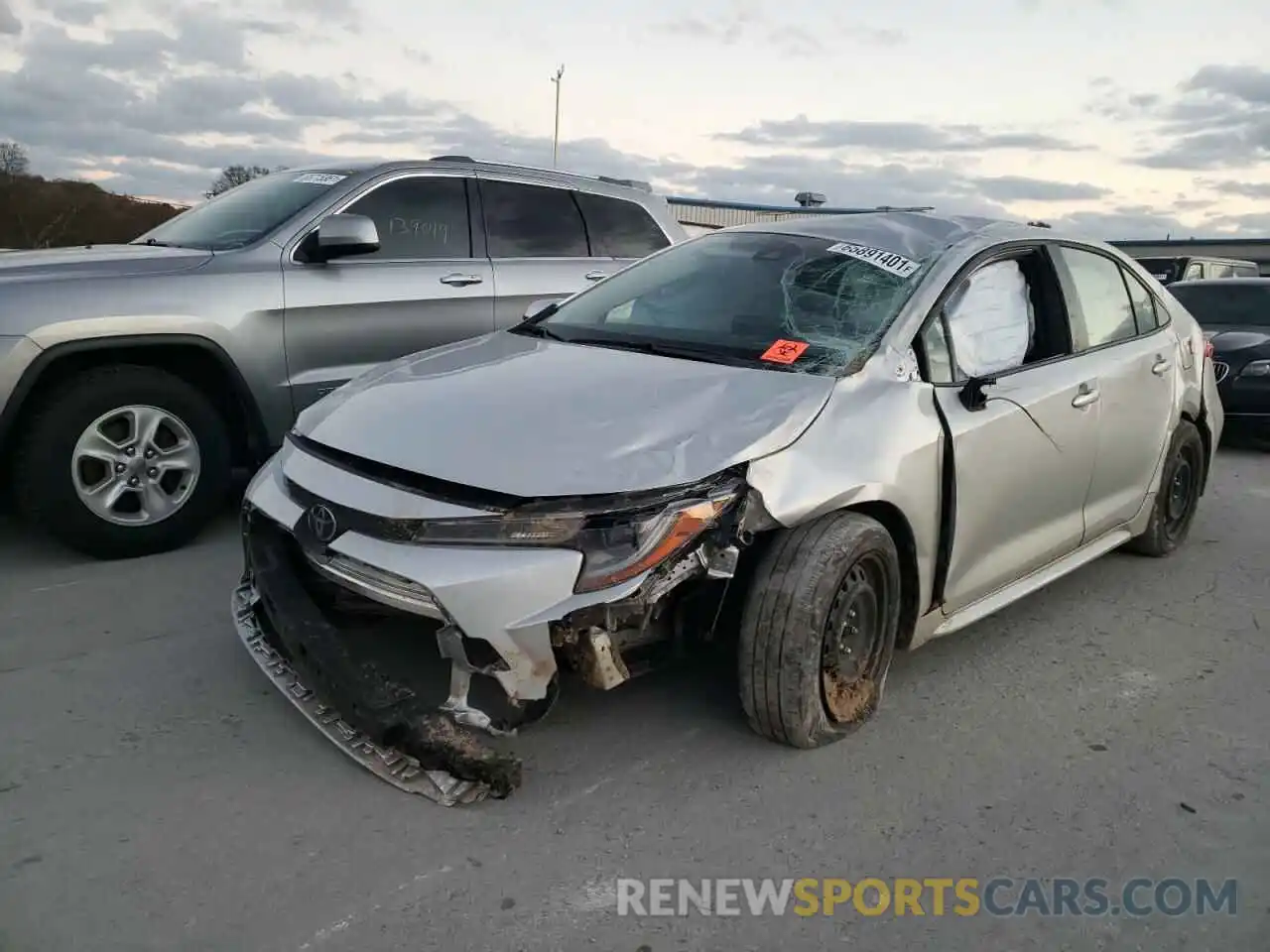 2 Photograph of a damaged car JTDEPRAE9LJ007396 TOYOTA COROLLA 2020