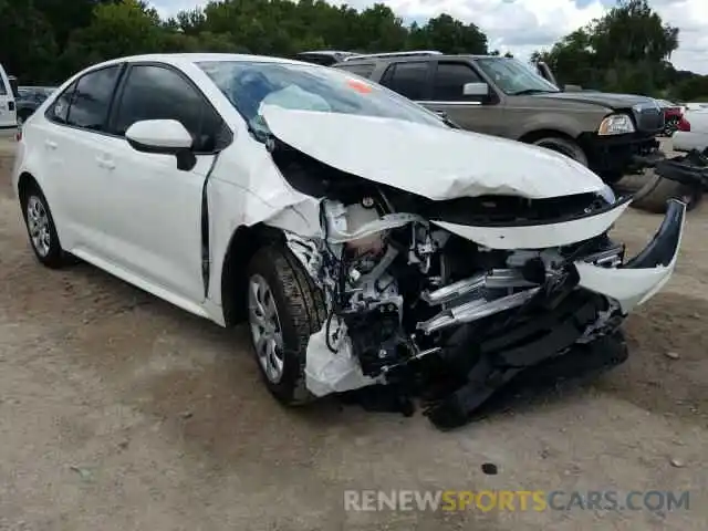 1 Photograph of a damaged car JTDEPRAE9LJ007673 TOYOTA COROLLA 2020