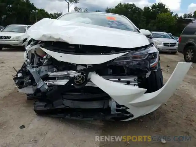 9 Photograph of a damaged car JTDEPRAE9LJ007673 TOYOTA COROLLA 2020