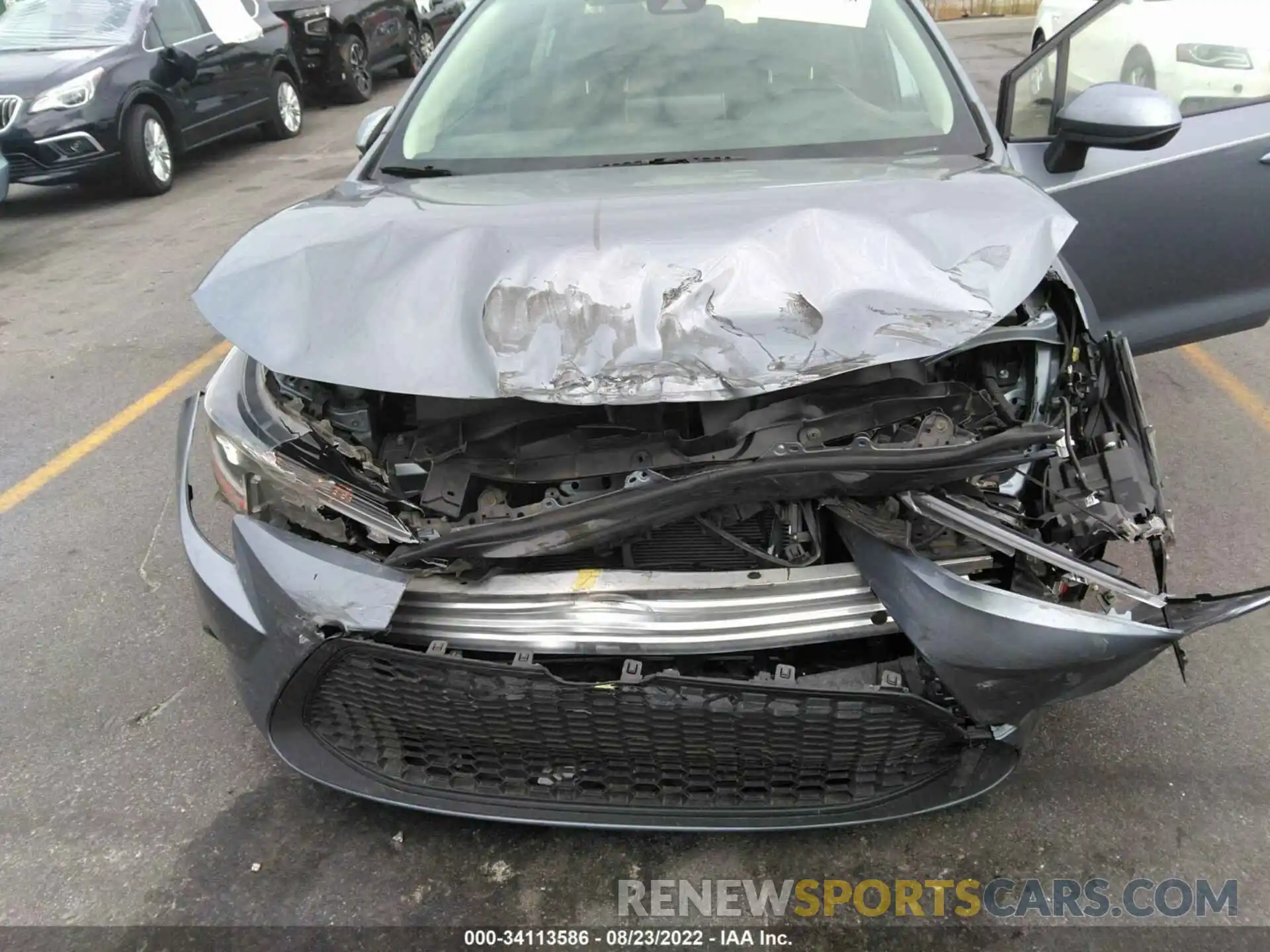 6 Photograph of a damaged car JTDEPRAE9LJ007916 TOYOTA COROLLA 2020