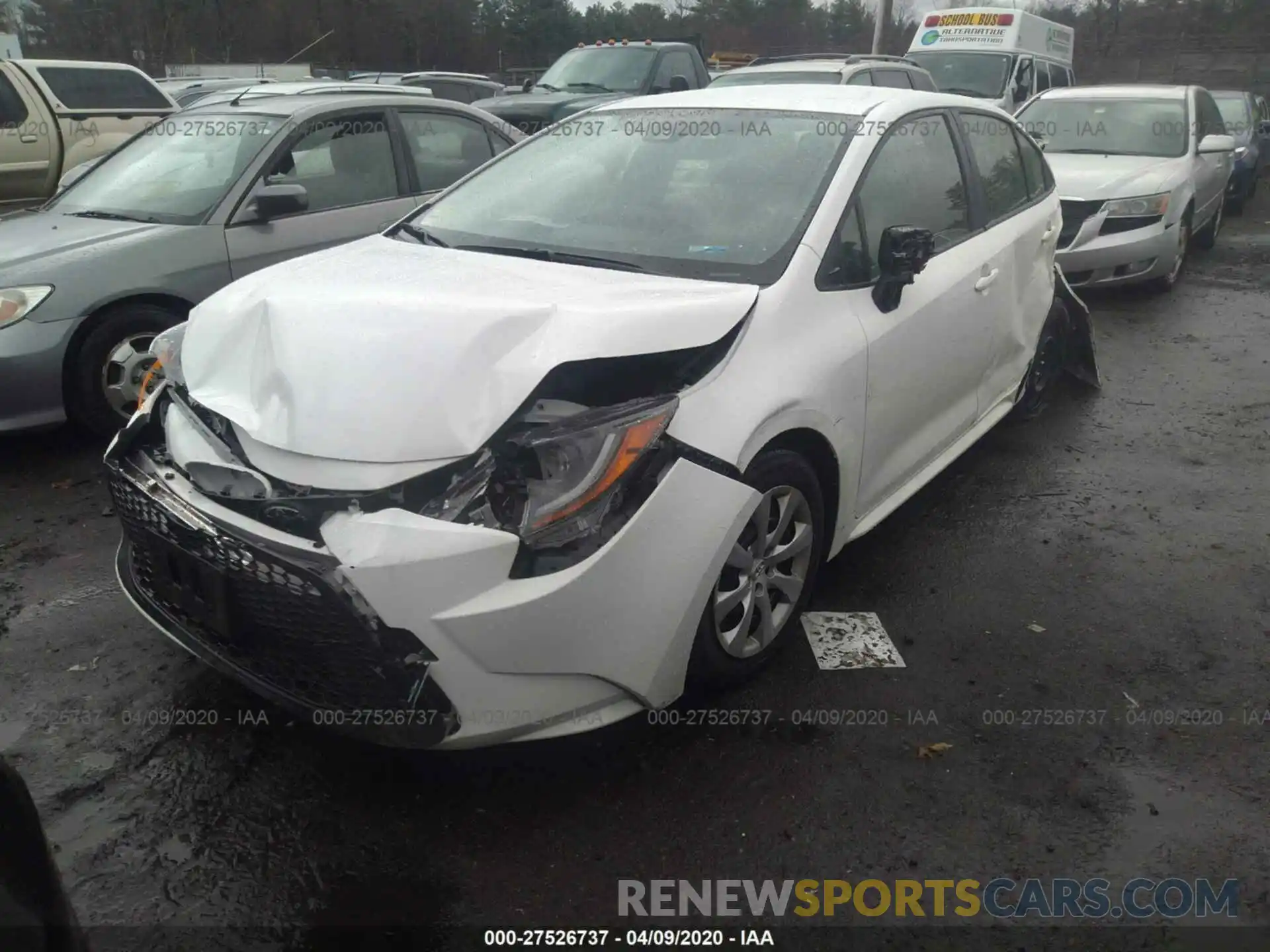 6 Photograph of a damaged car JTDEPRAE9LJ008015 TOYOTA COROLLA 2020