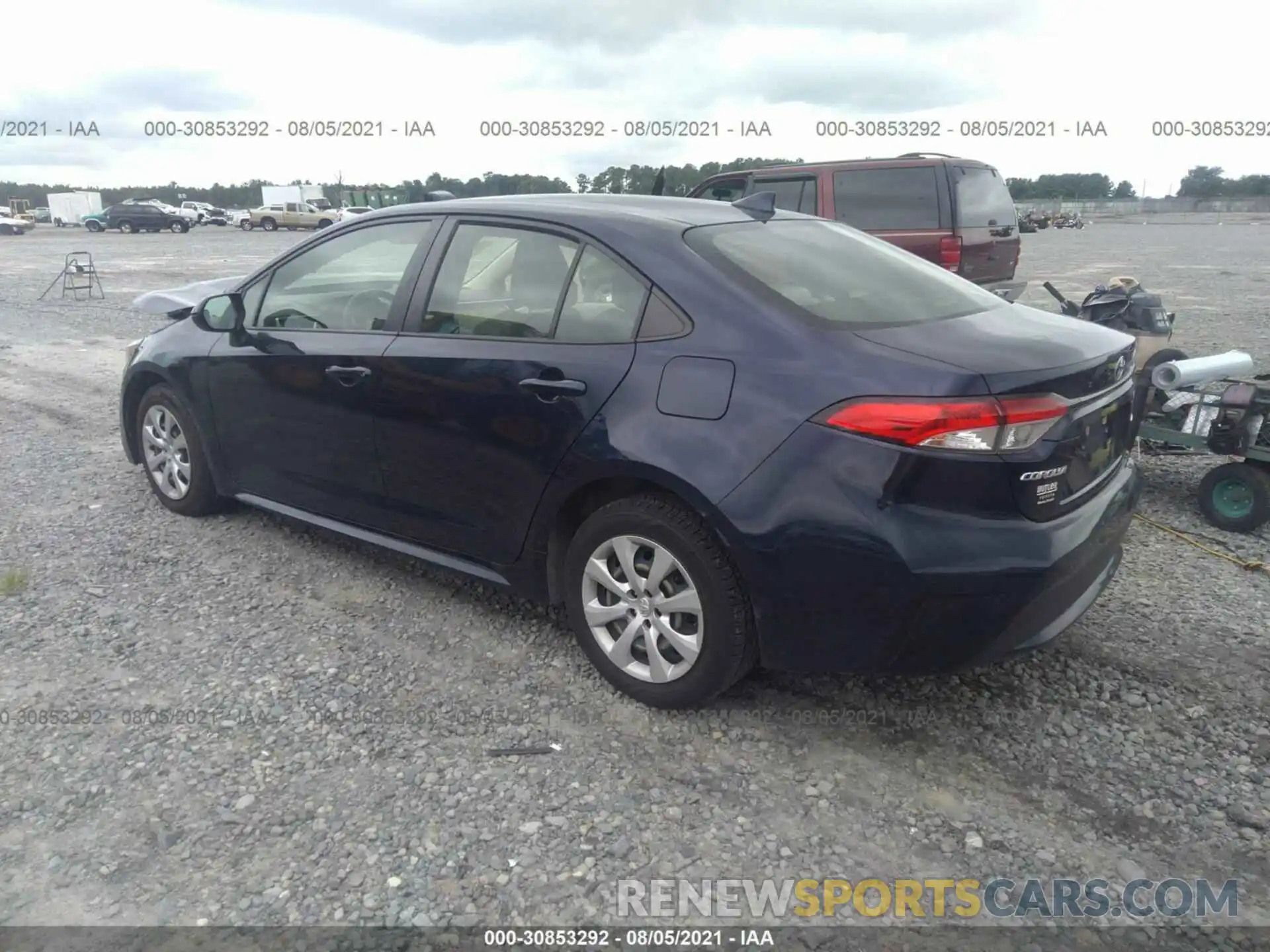 3 Photograph of a damaged car JTDEPRAE9LJ008189 TOYOTA COROLLA 2020