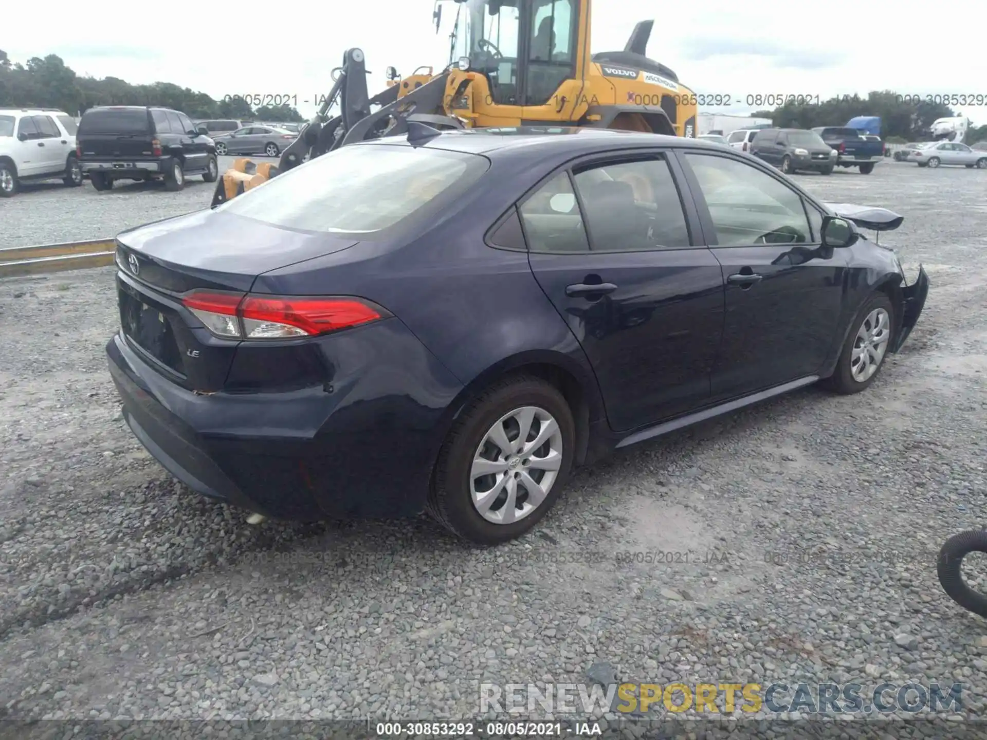 4 Photograph of a damaged car JTDEPRAE9LJ008189 TOYOTA COROLLA 2020