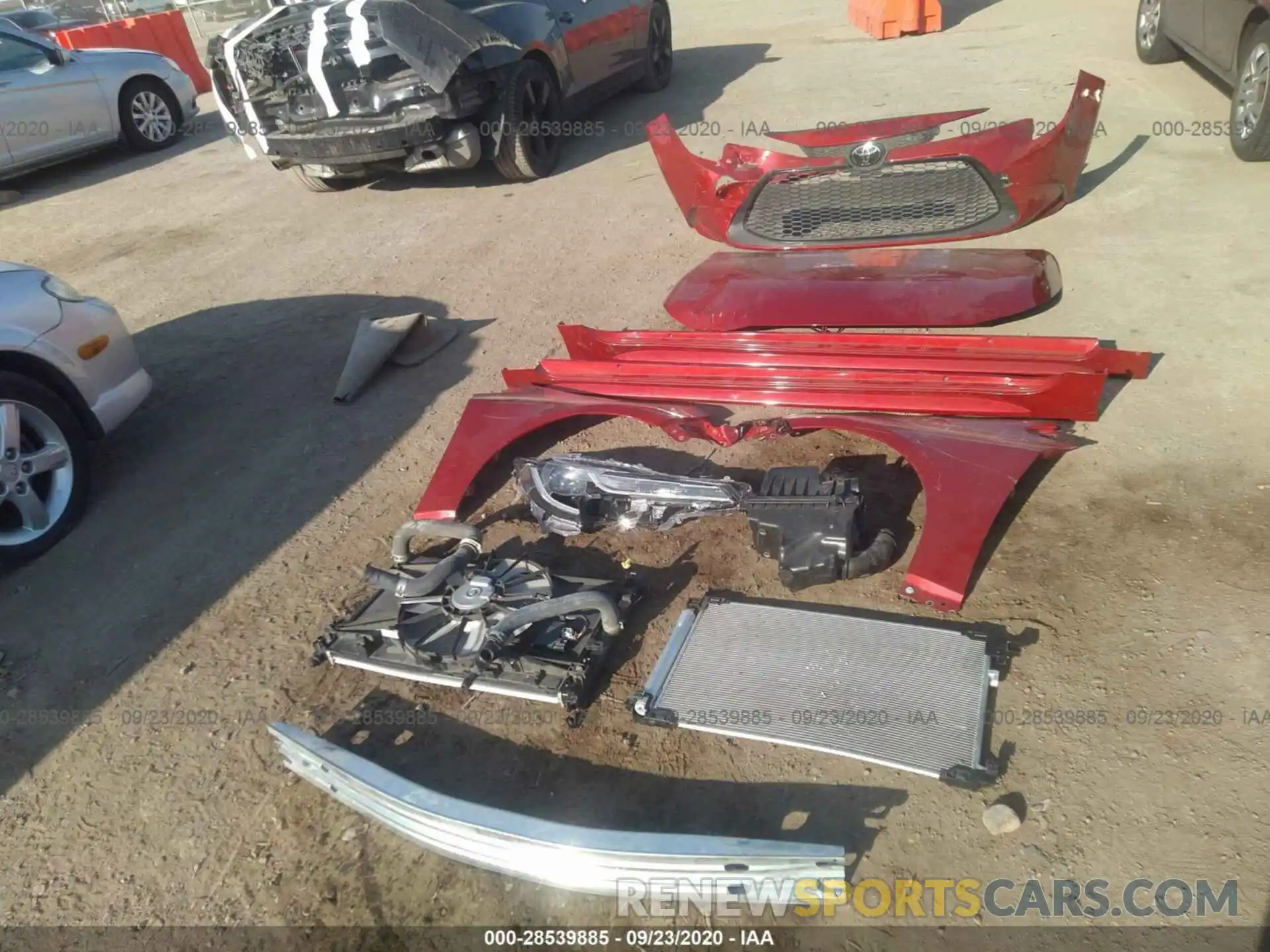 12 Photograph of a damaged car JTDEPRAE9LJ008841 TOYOTA COROLLA 2020
