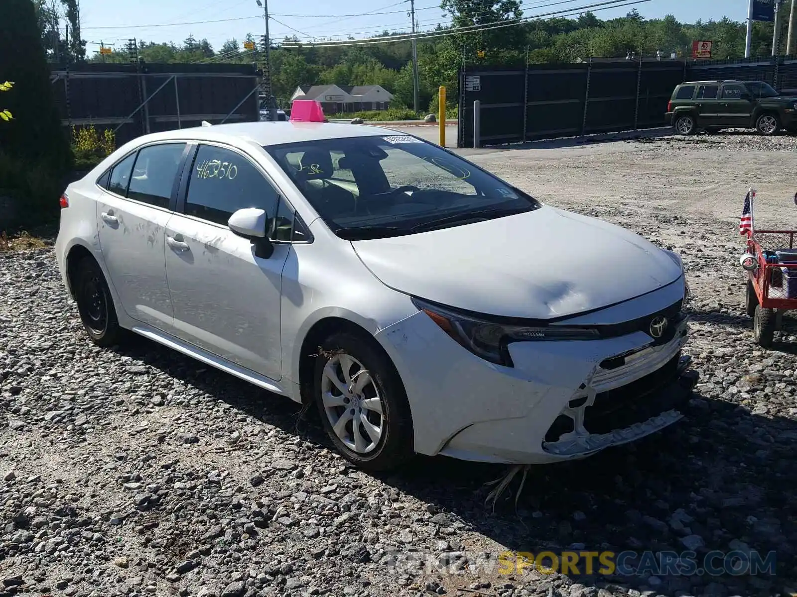 1 Photograph of a damaged car JTDEPRAE9LJ010475 TOYOTA COROLLA 2020