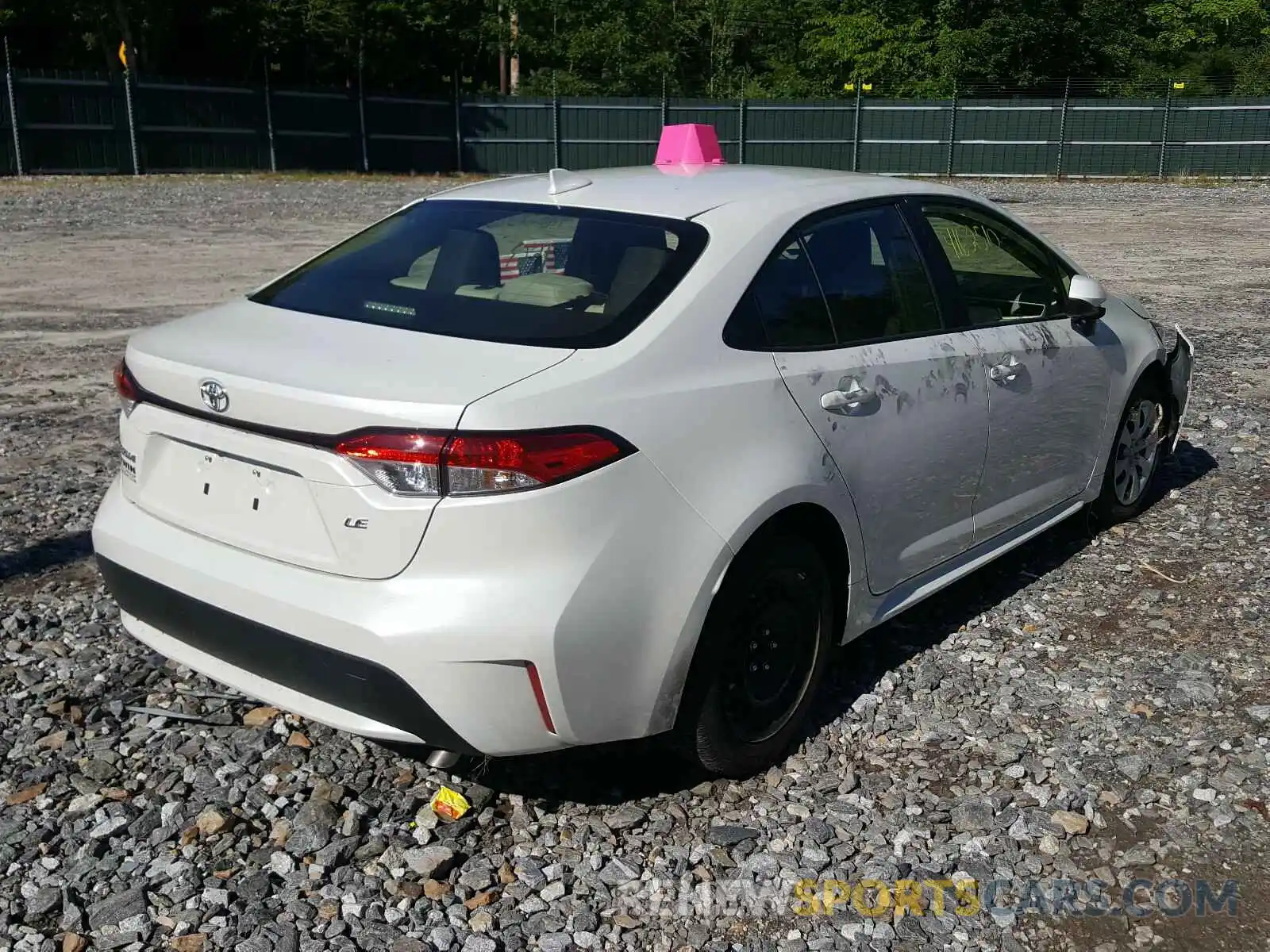 4 Photograph of a damaged car JTDEPRAE9LJ010475 TOYOTA COROLLA 2020