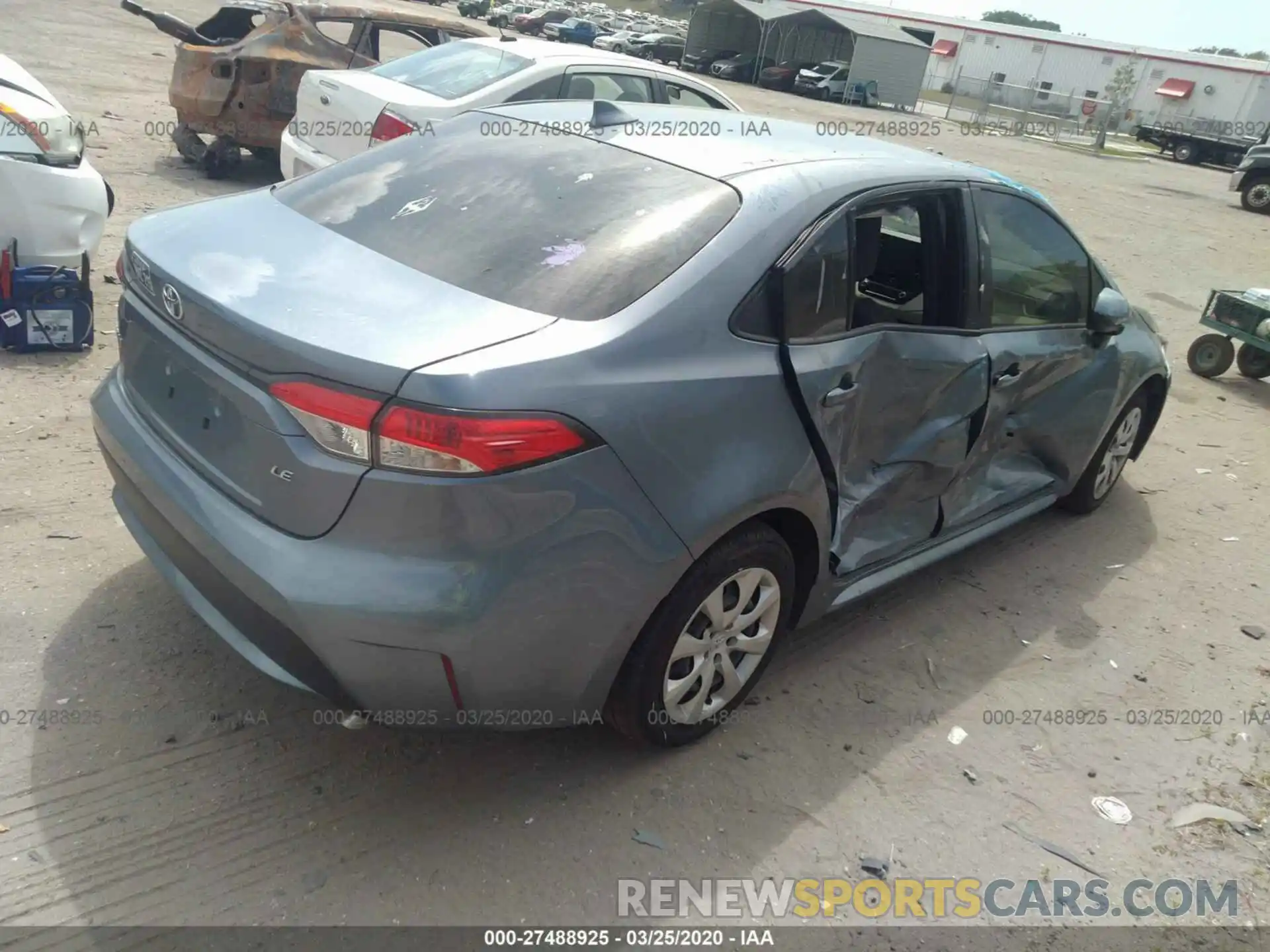 4 Photograph of a damaged car JTDEPRAE9LJ010511 TOYOTA COROLLA 2020