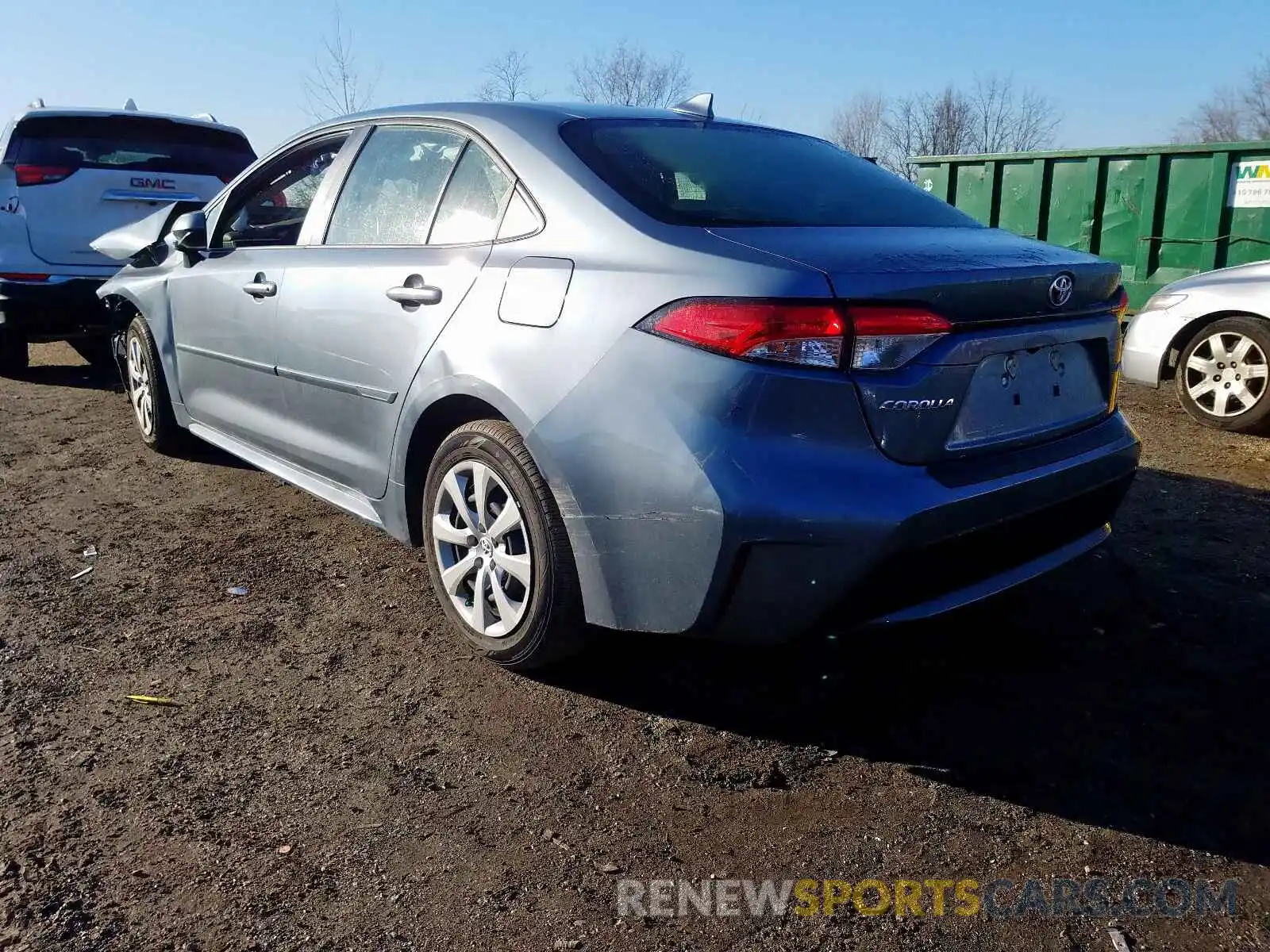 3 Photograph of a damaged car JTDEPRAE9LJ010847 TOYOTA COROLLA 2020