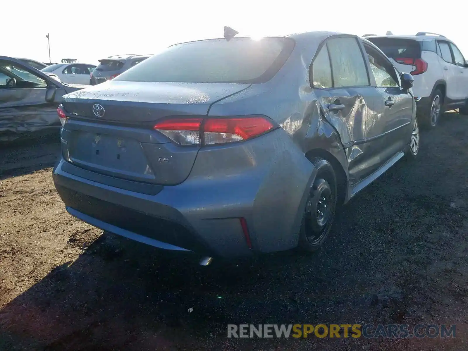 4 Photograph of a damaged car JTDEPRAE9LJ010847 TOYOTA COROLLA 2020