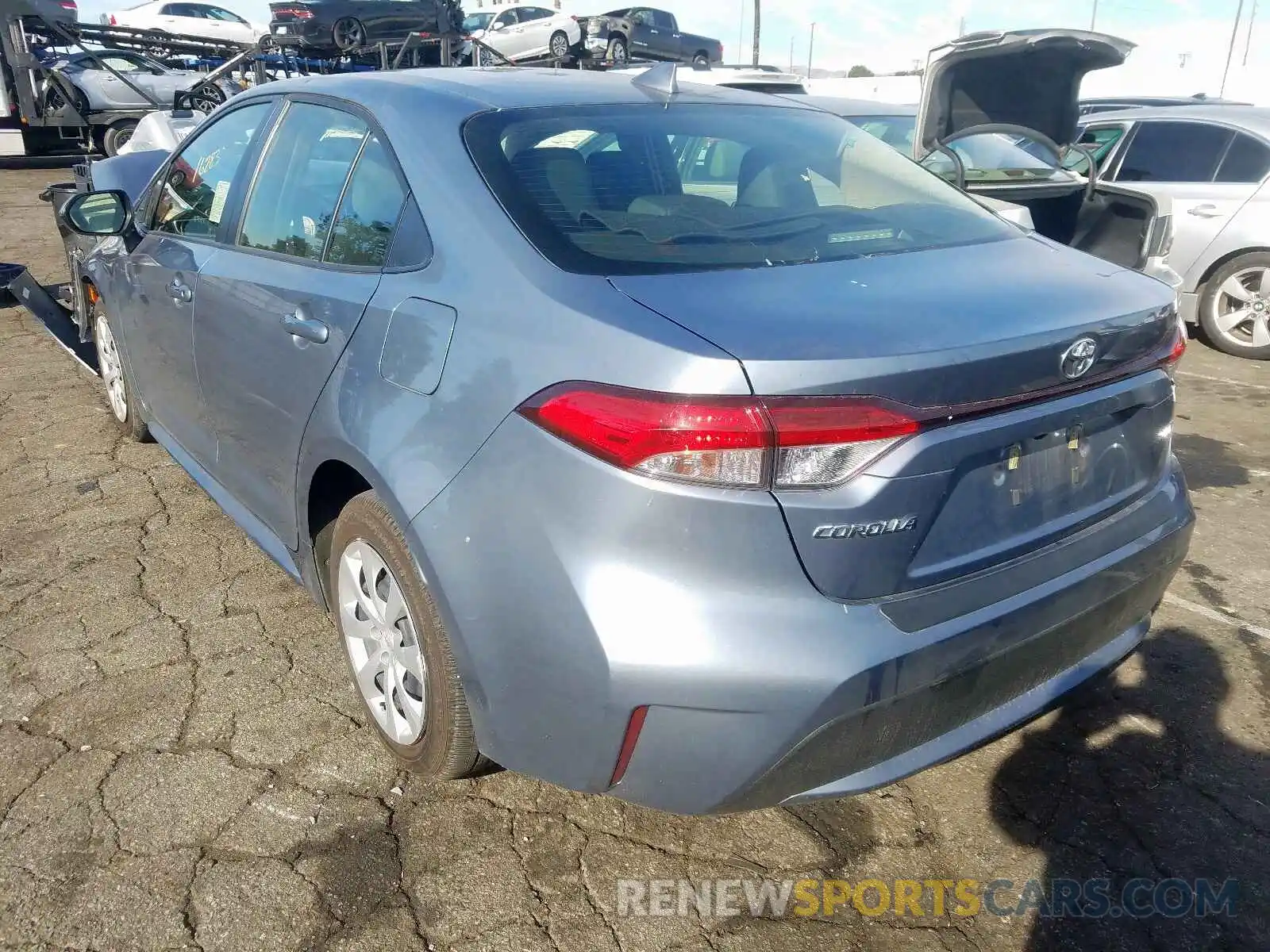 3 Photograph of a damaged car JTDEPRAE9LJ011223 TOYOTA COROLLA 2020