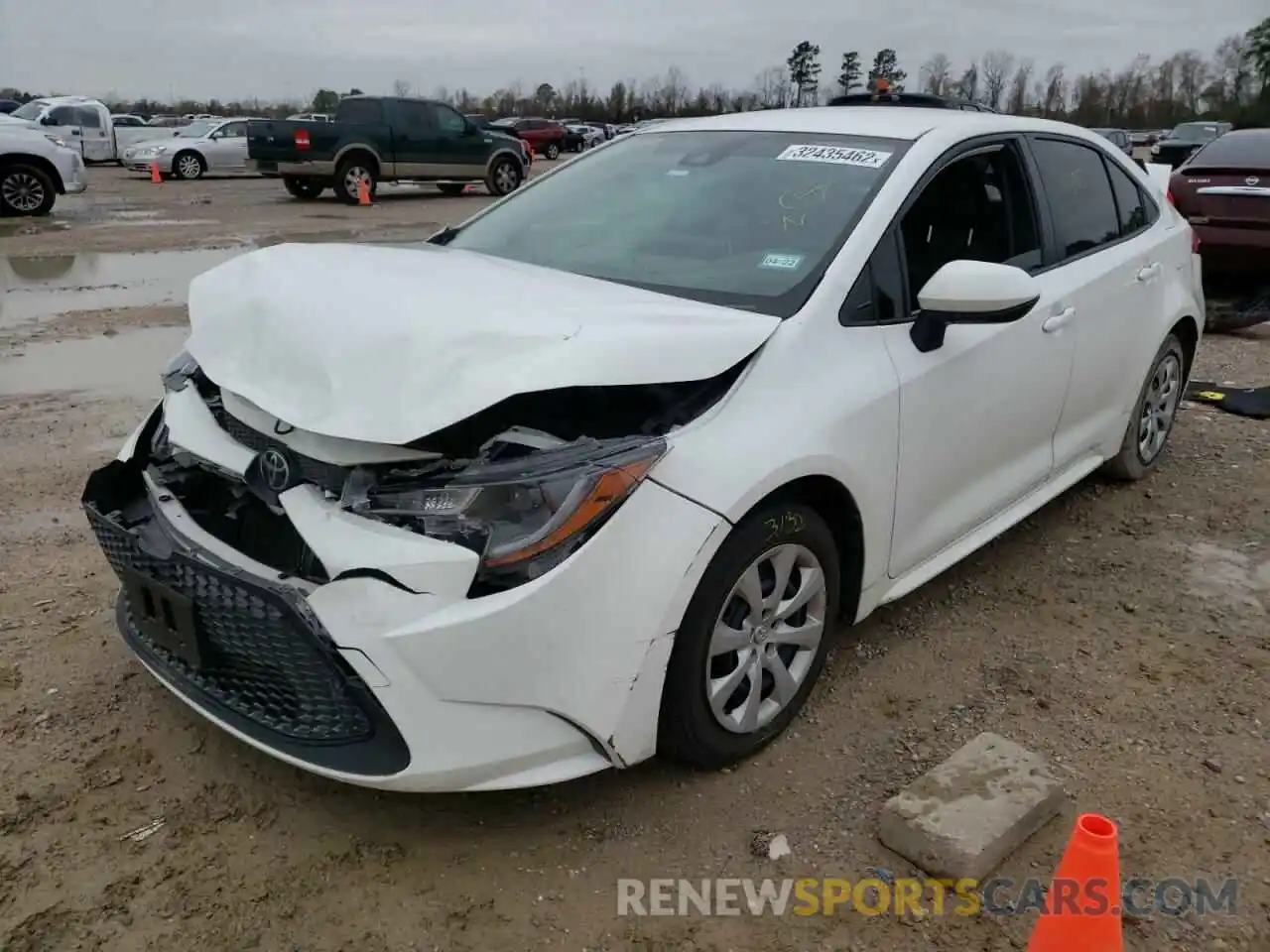 2 Photograph of a damaged car JTDEPRAE9LJ011769 TOYOTA COROLLA 2020