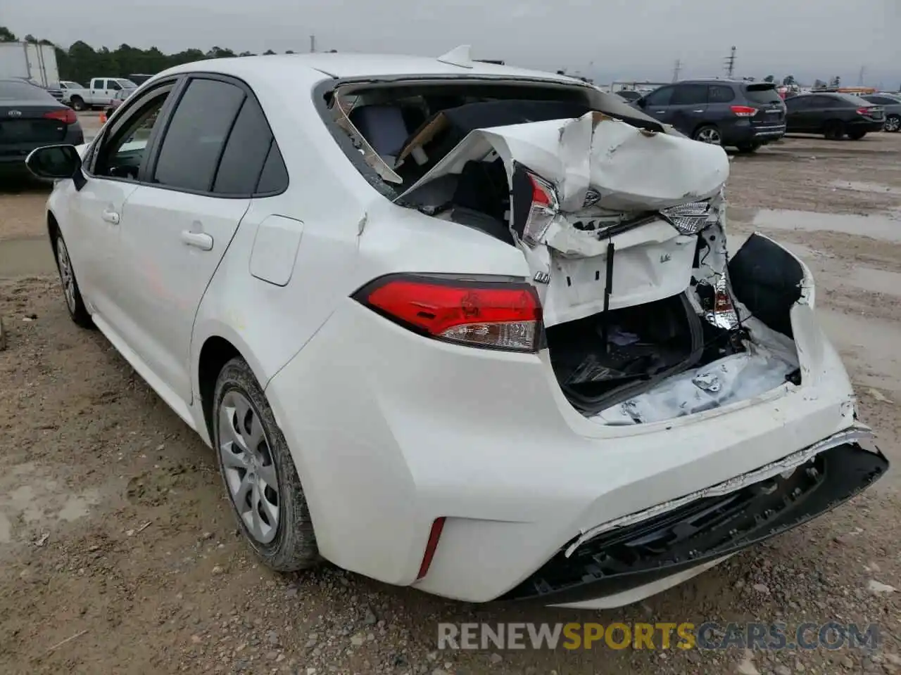 3 Photograph of a damaged car JTDEPRAE9LJ011769 TOYOTA COROLLA 2020