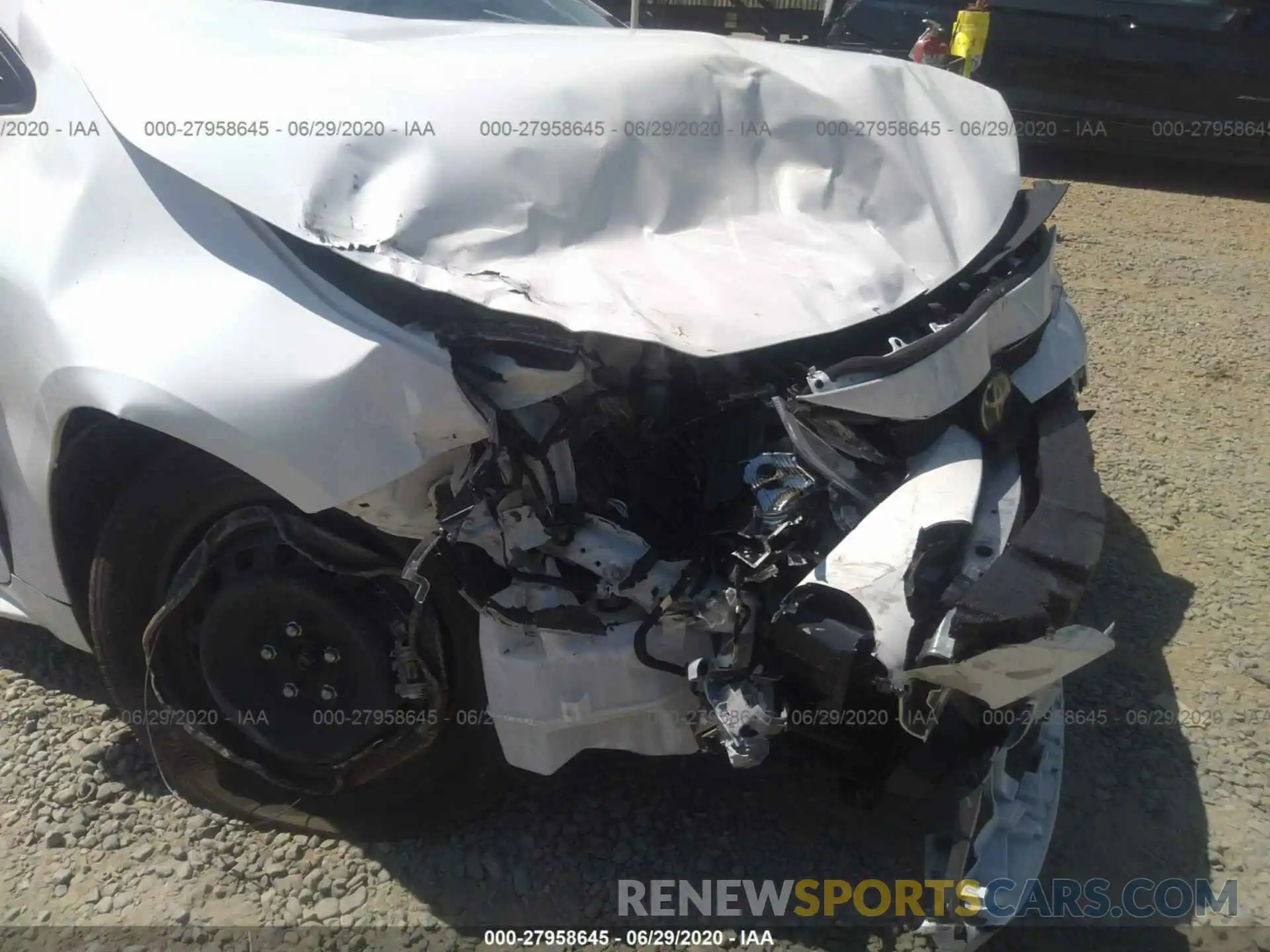 6 Photograph of a damaged car JTDEPRAE9LJ011822 TOYOTA COROLLA 2020